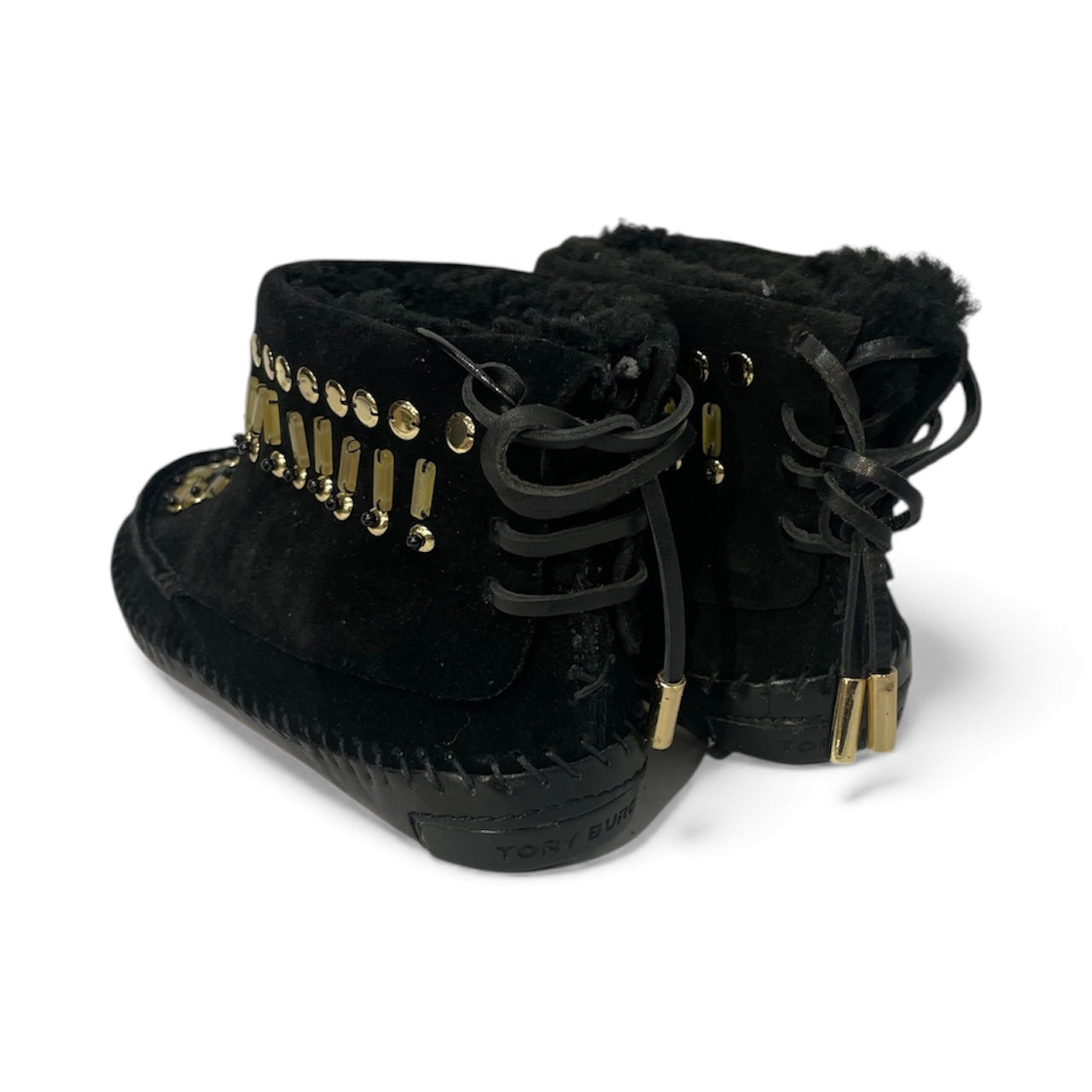 TORY BURCH/Chukka Boots/US 6/Suede/BLK/ZUZU SUEDE BEADED BOOTIE view 2