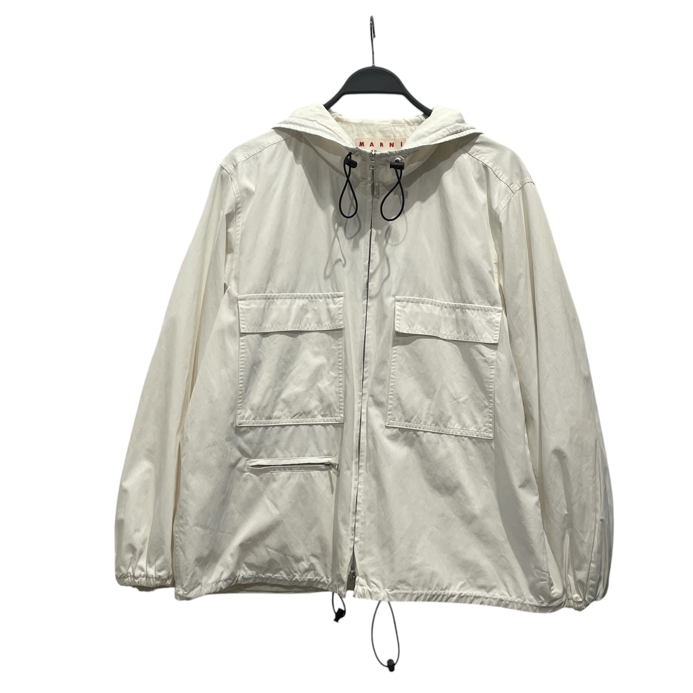 MARNI/Windbreaker/44/Nylon/WHT/ view 1