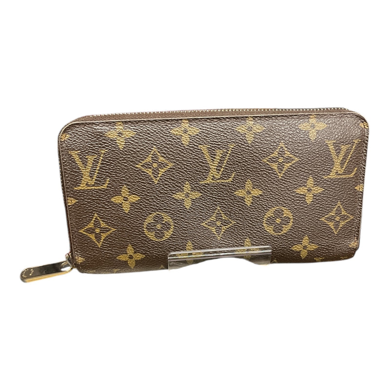 LOUIS VUITTON/Long Wallet/Leather/BRW/Zippy Wallet