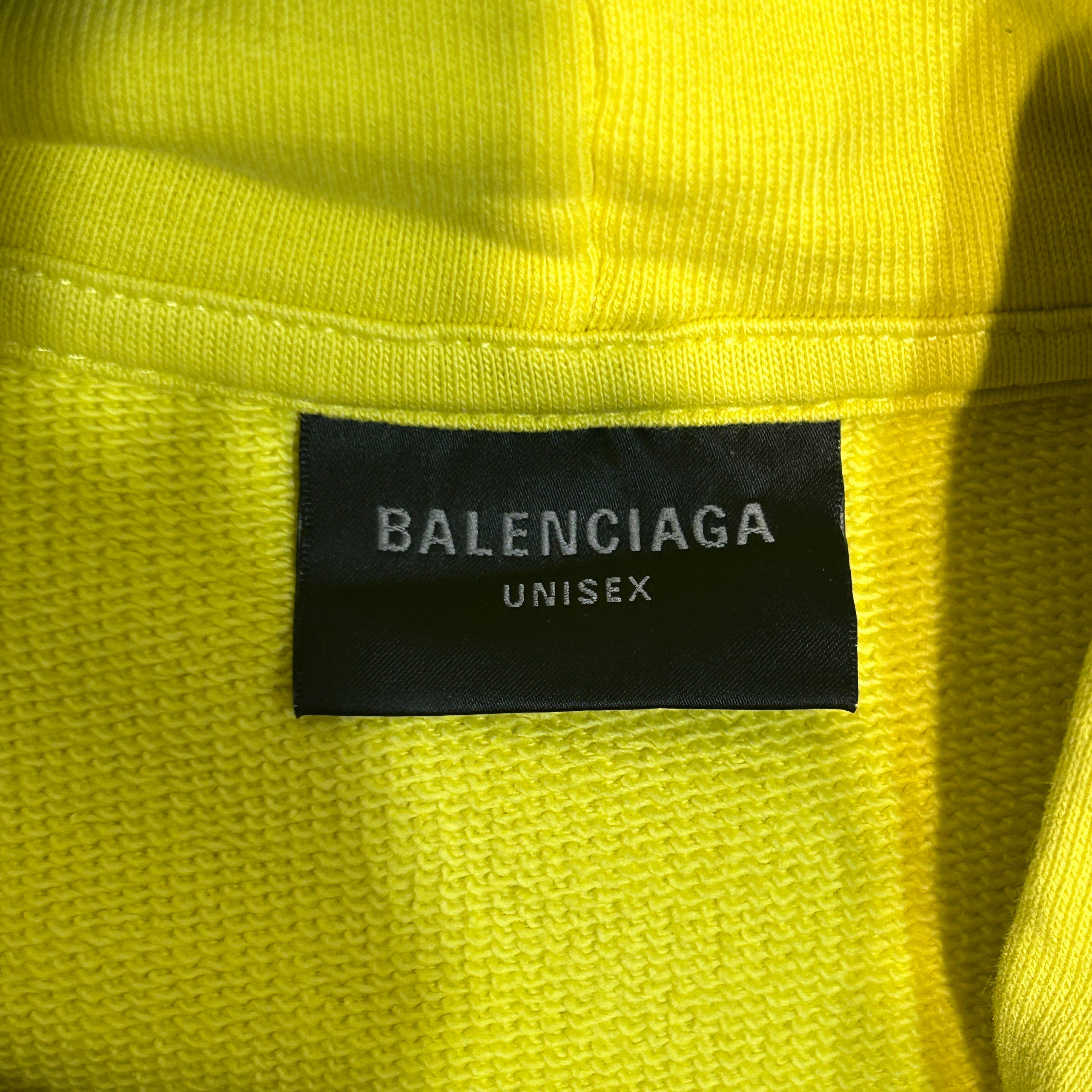 BALENCIAGA/Hoodie/2/Graphic/Cotton/YEL/darkwave hoodie view 3