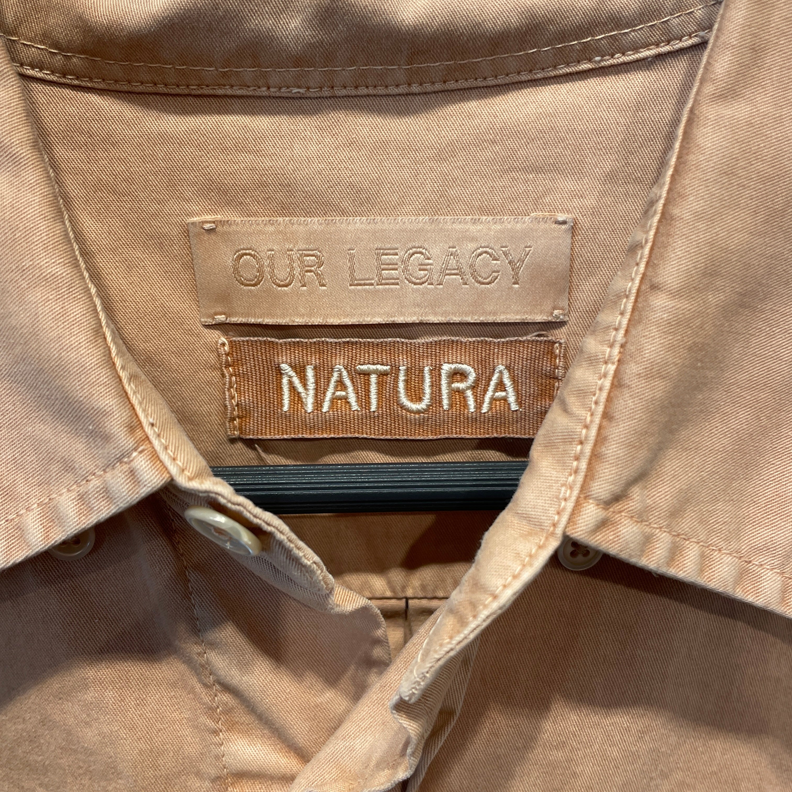 OUR LEGACY/LS Shirt/44/Cotton/ORN/WORKSHOP SHIRT view 3