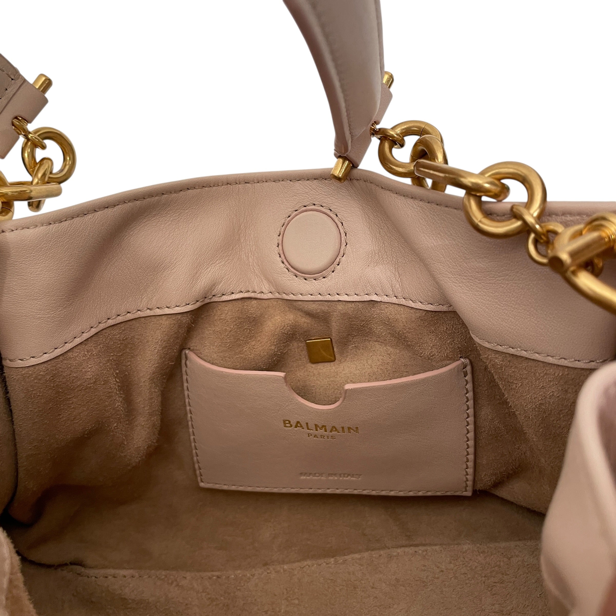 BALMAIN/Bag/Leather/PNK/BIG GOLD BUCKLE view 5