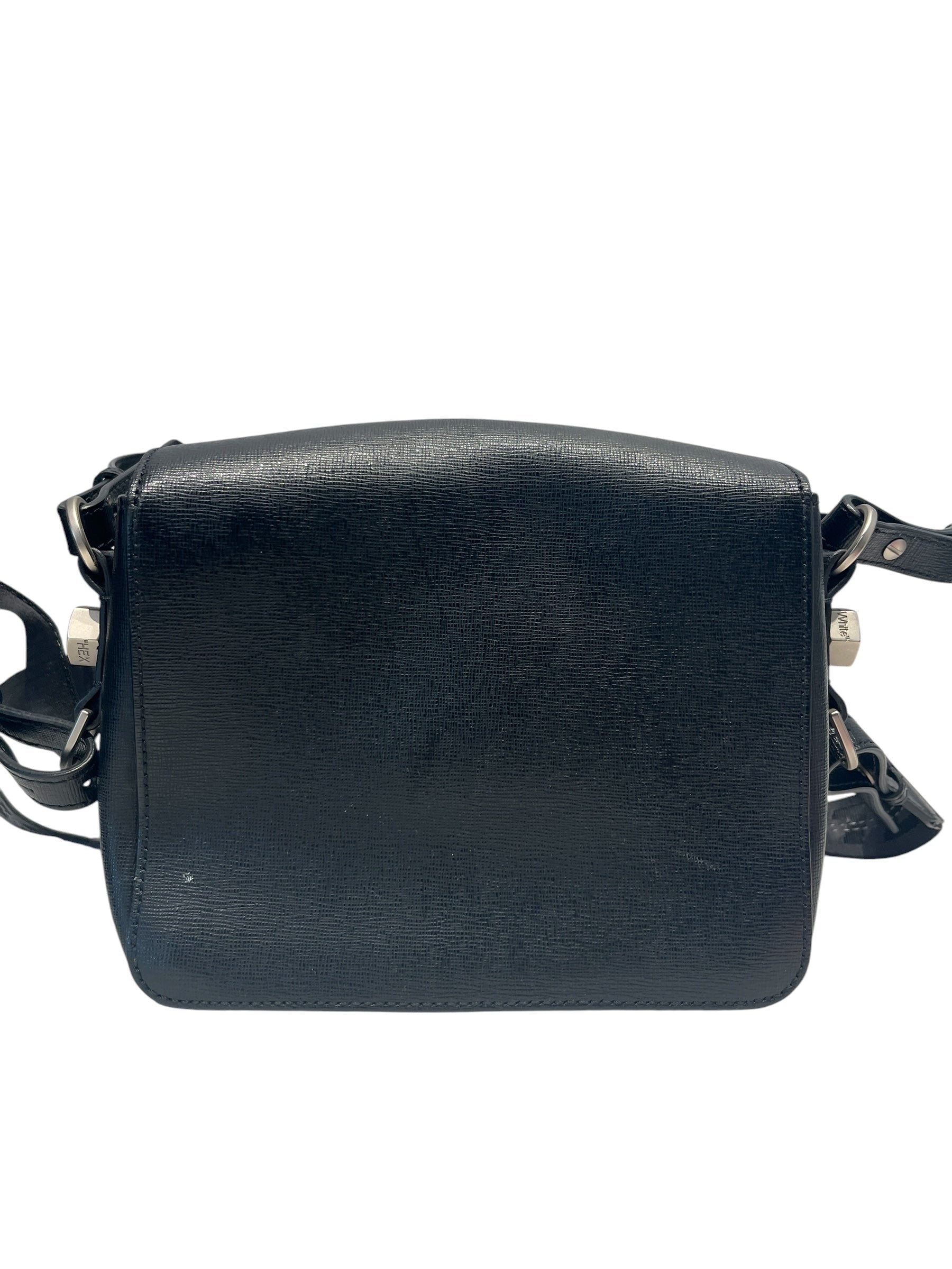 OFF-WHITE/Cross Body Bag/Leather/BLK/ view 2