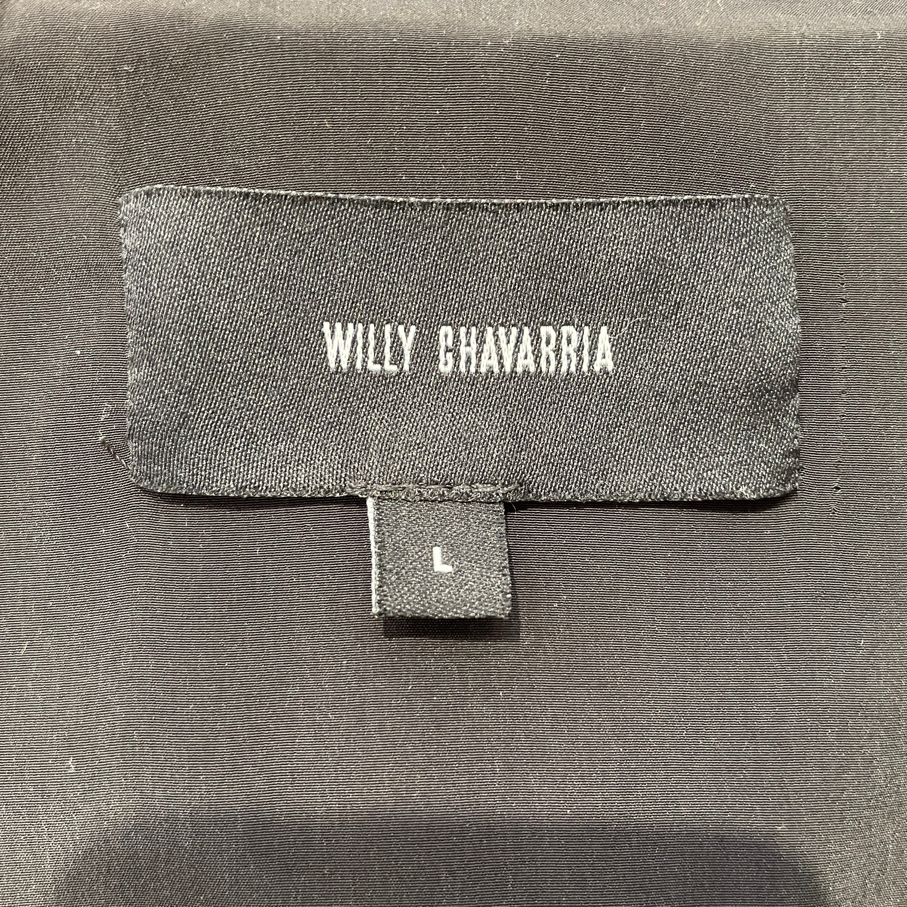 WILLY CHAVARRIA/Baseball Jkt/L/Cotton/BLK/WILLY BOMBER JACKET view 5
