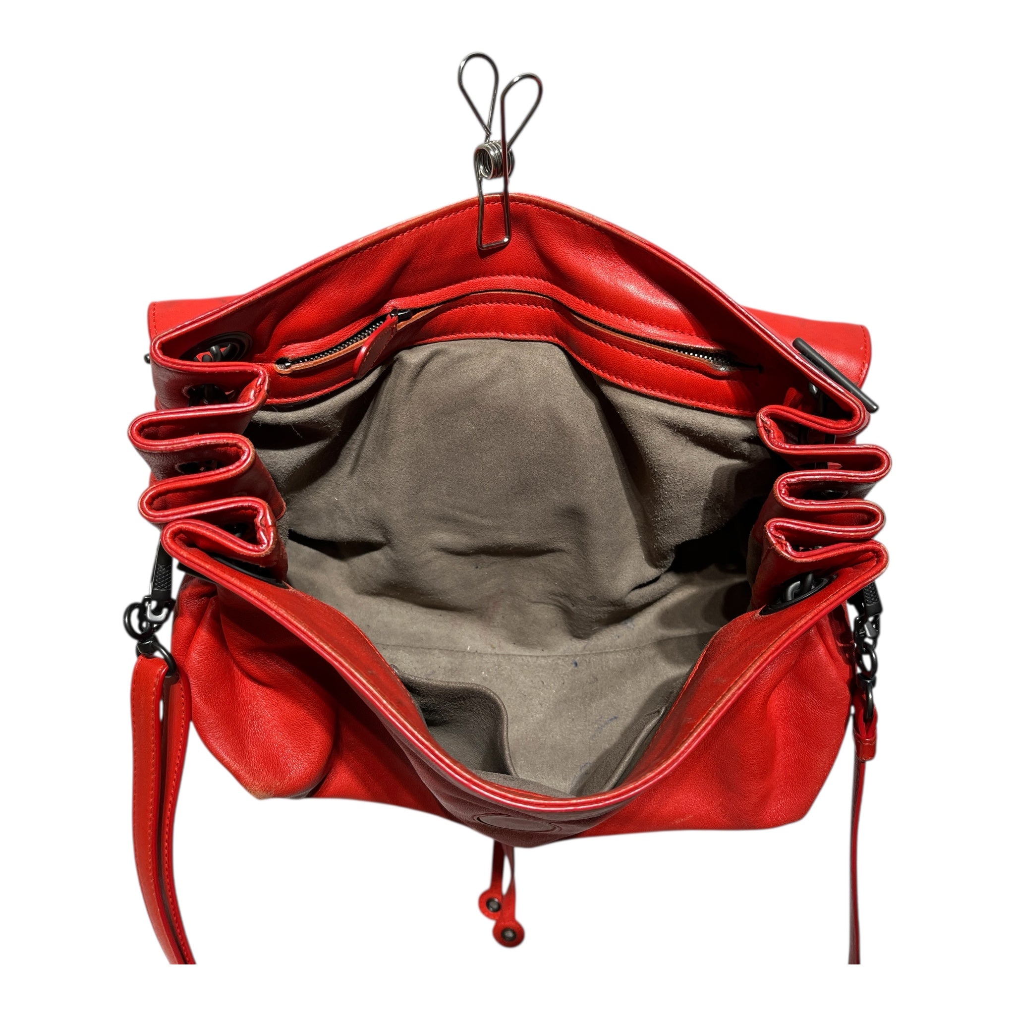 BOTTEGA VENETA/Cross Body Bag/Leather/GRN/ view 4