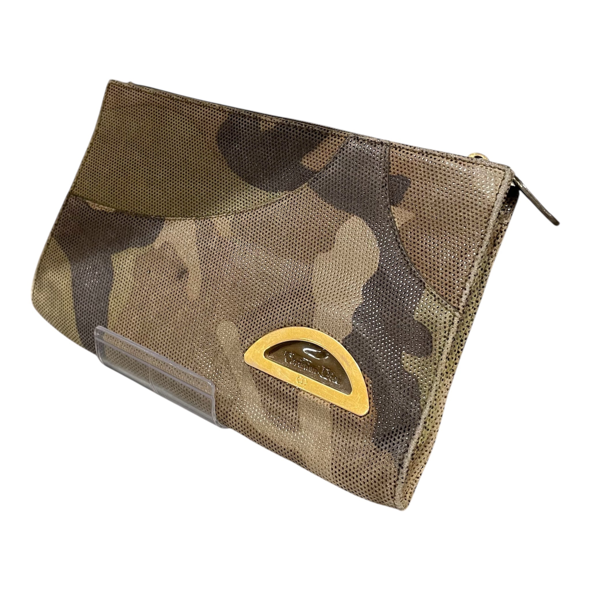 Christian Dior/Long Wallet/M/Camouflage/GRN/CAMO WALLET view 1