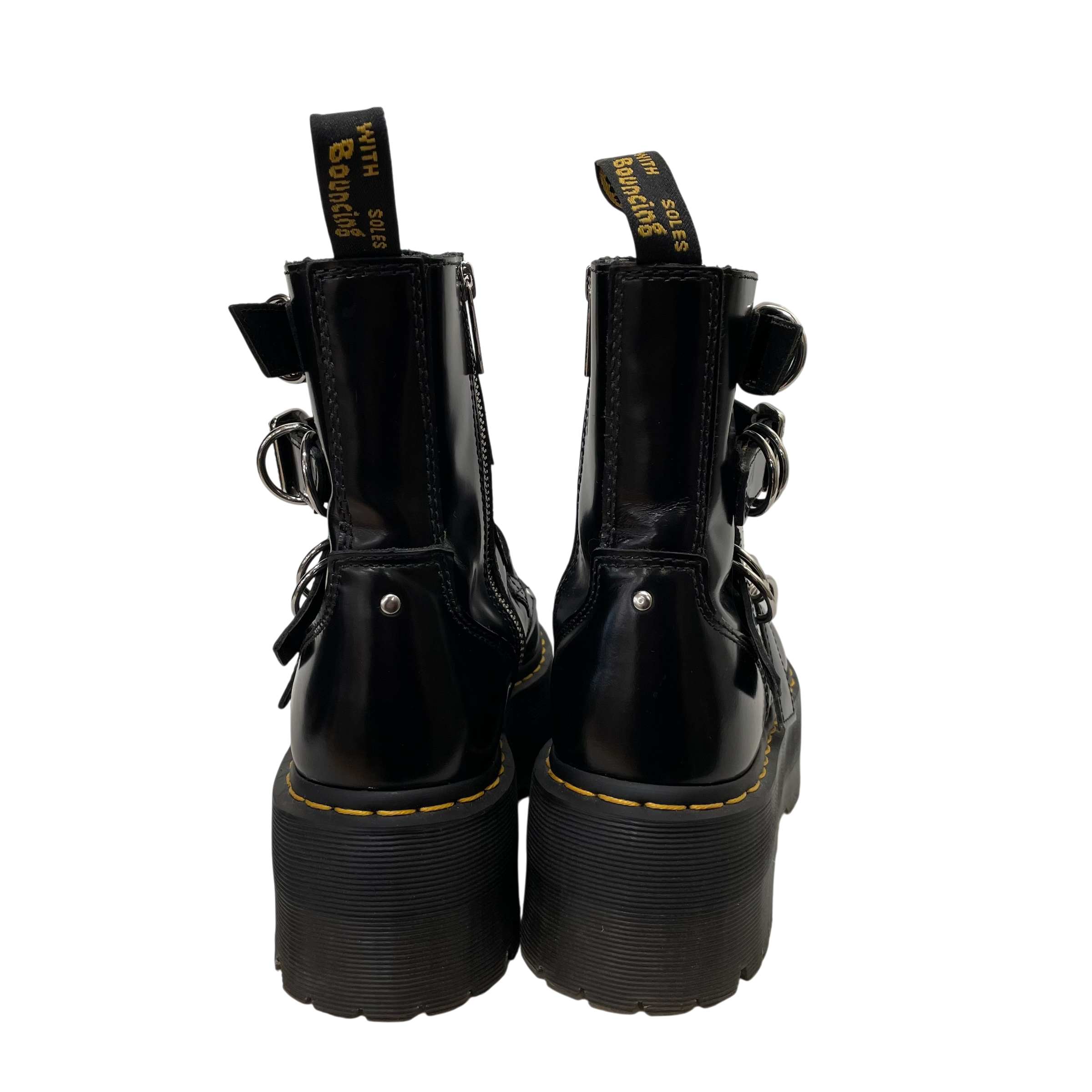Dr.Martens/Boots/US 8/Leather/BLK/Dr.Martena Jadon Max Hardware view 8