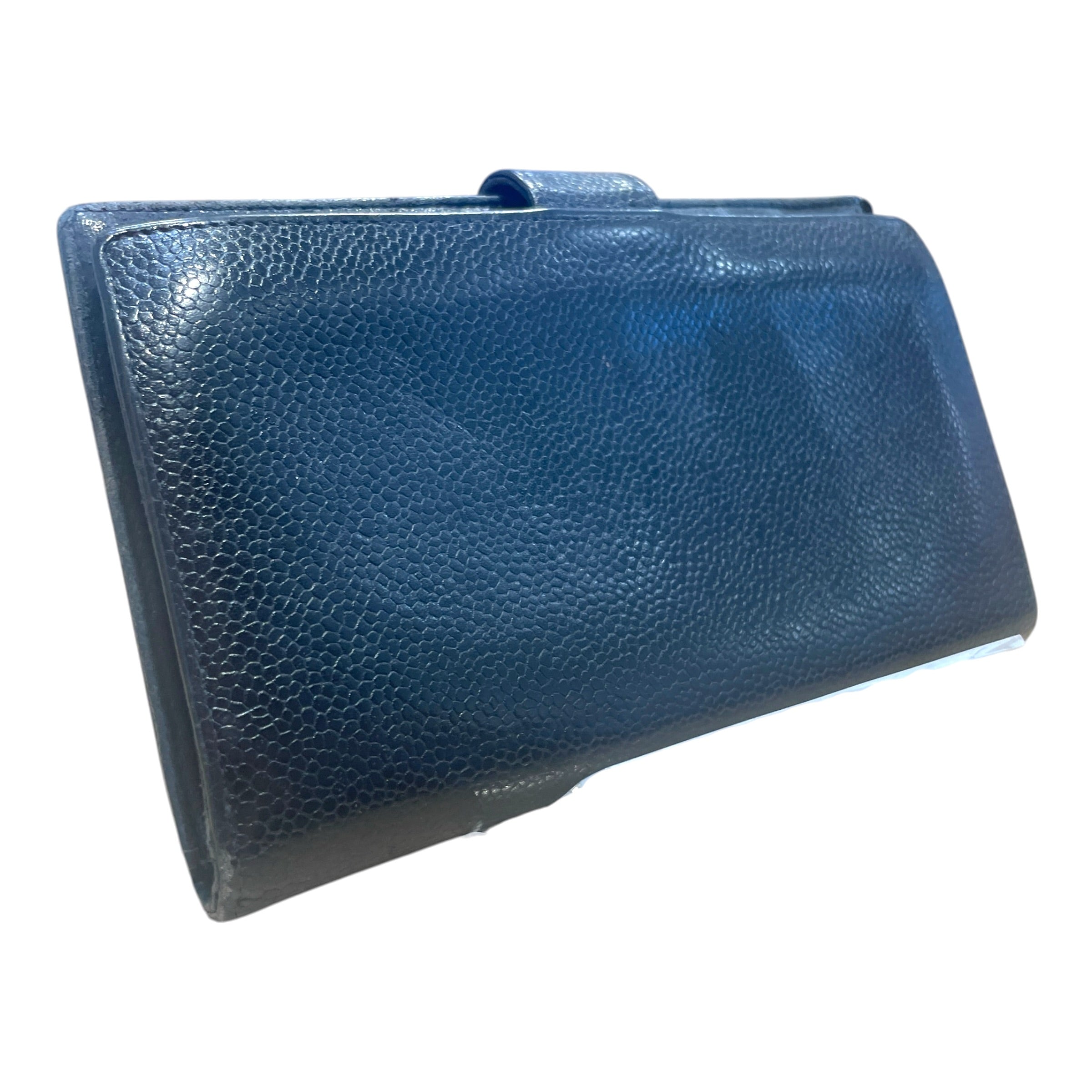 CHANEL/Long Wallet/Leather/BLK/L's/CC Caviar view 2
