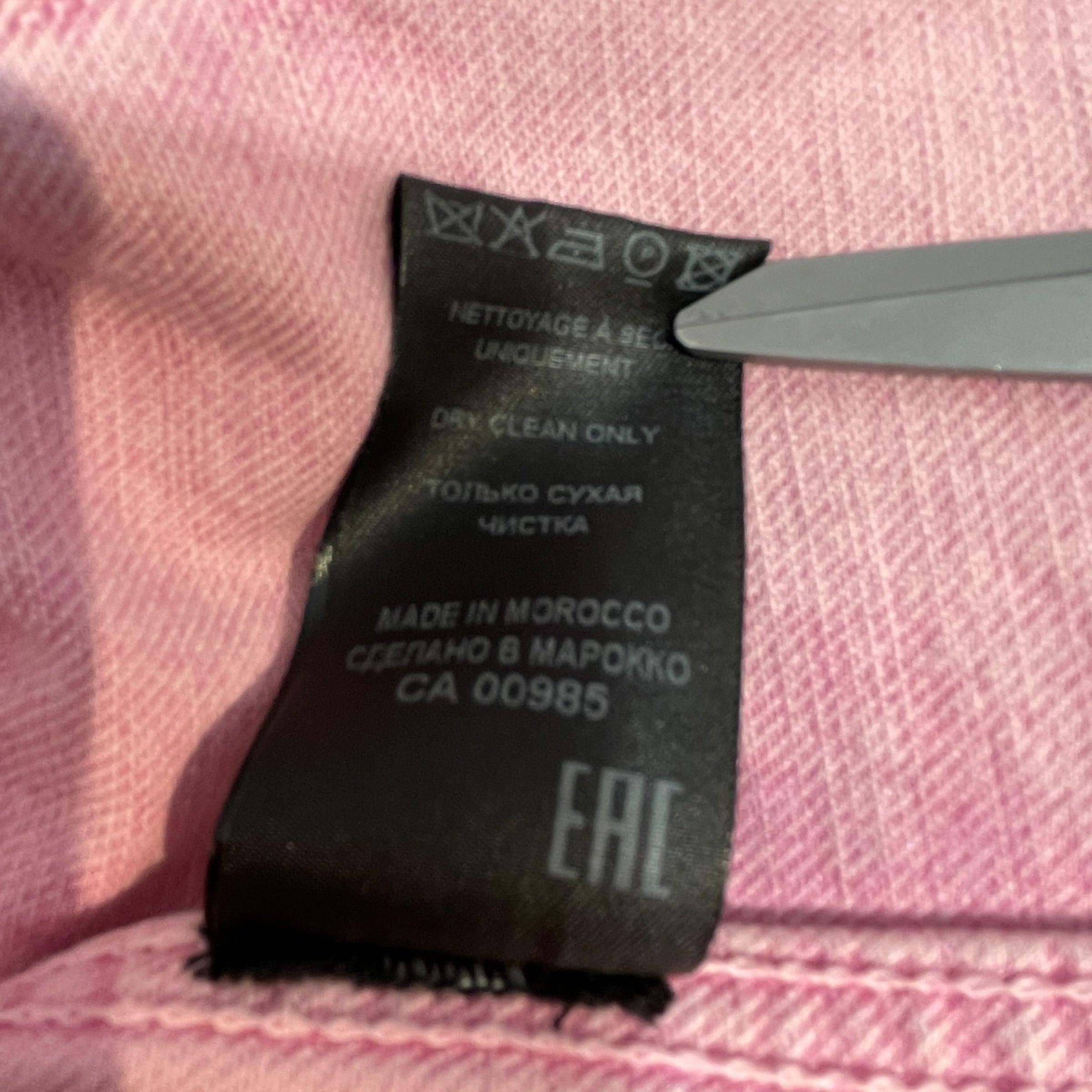 ISABEL MARANT ETOILE/Denim Jkt/36/Denim/PNK/Cut Off Sleeves view 4