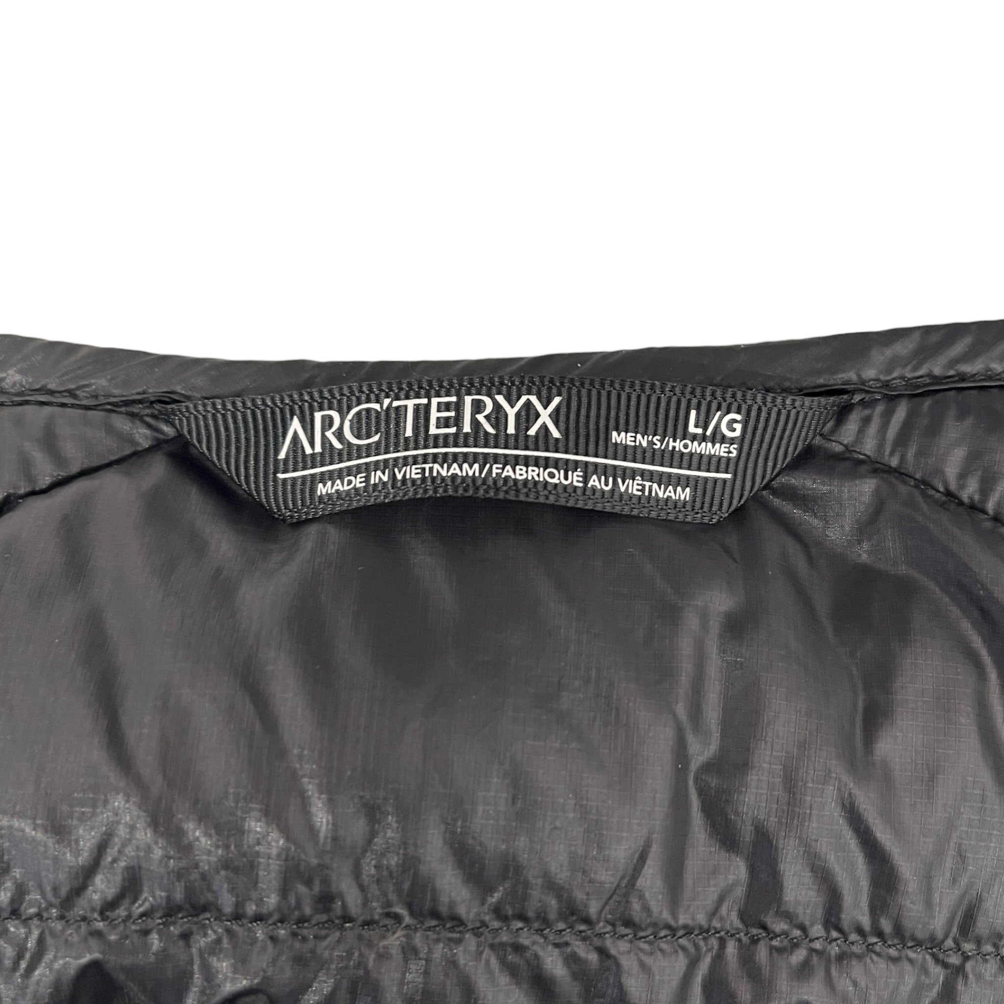 ARC'TERYX/Puffer Jkt/L/Nylon/BLK/Cerium Hoody view 3
