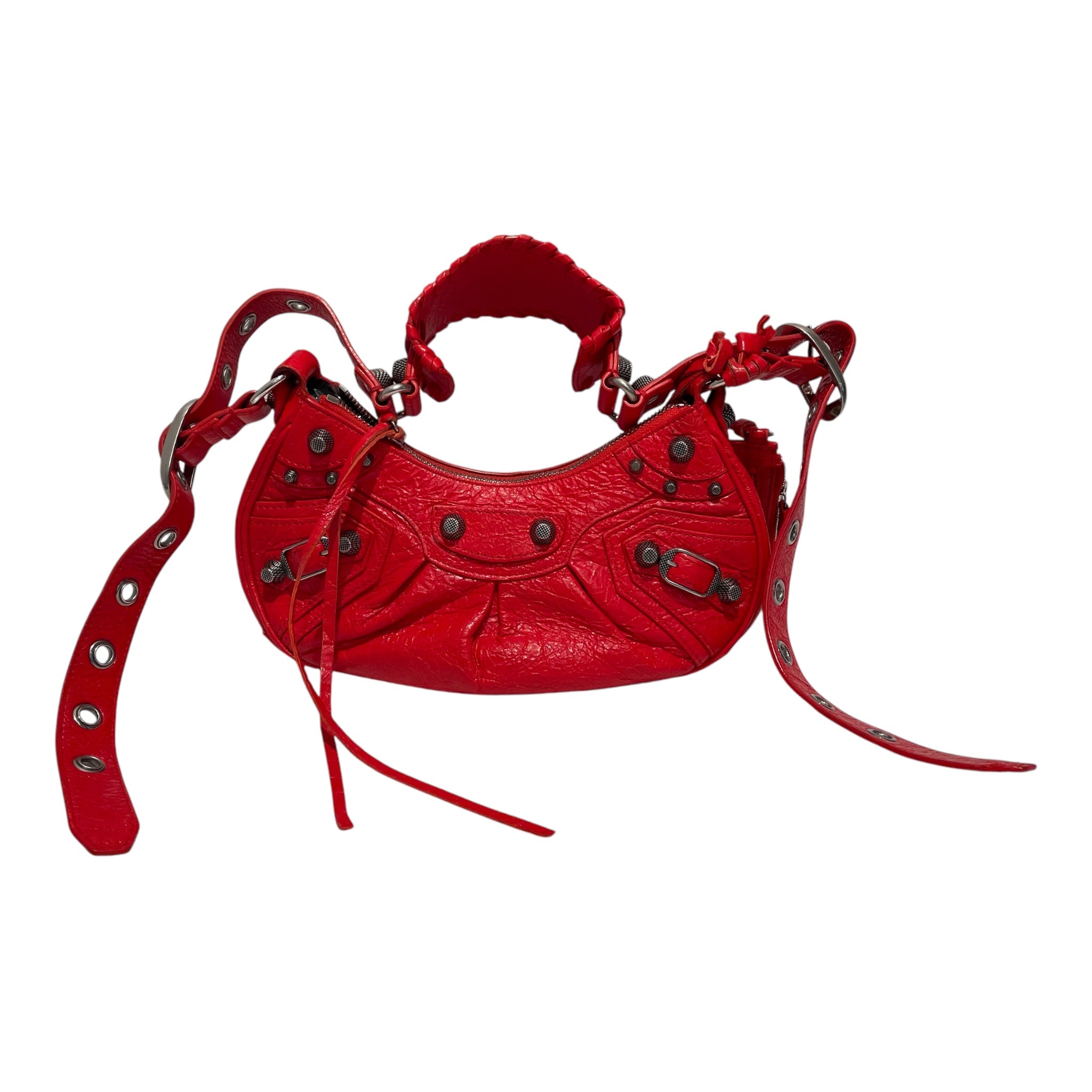BALENCIAGA/Hand Bag/Lambskin/RED/Le Cagole view 1