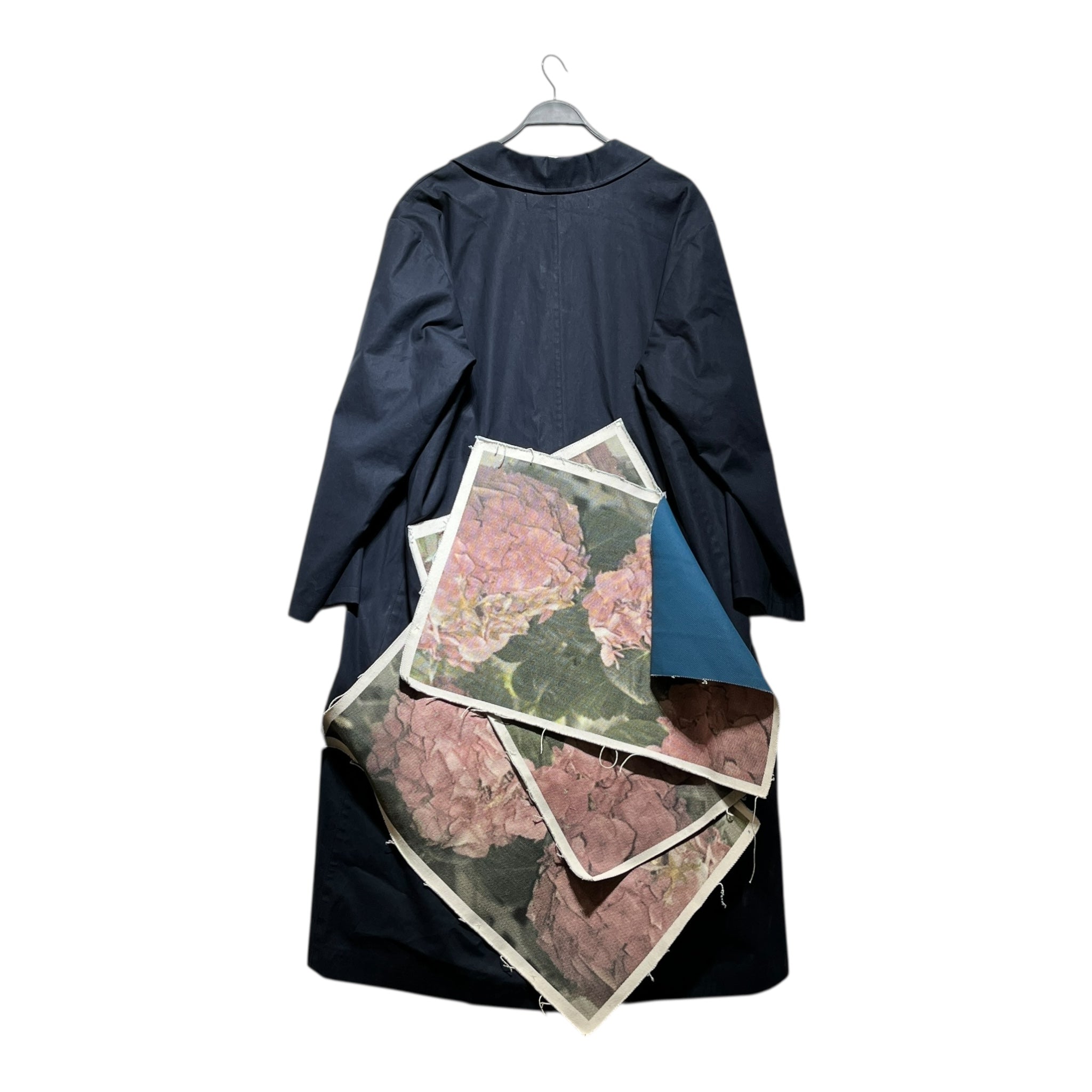 OFF-WHITE/Trench Coat/M/Cotton/NVY/PRINTS C/O BRENDAN FOWLER view 2