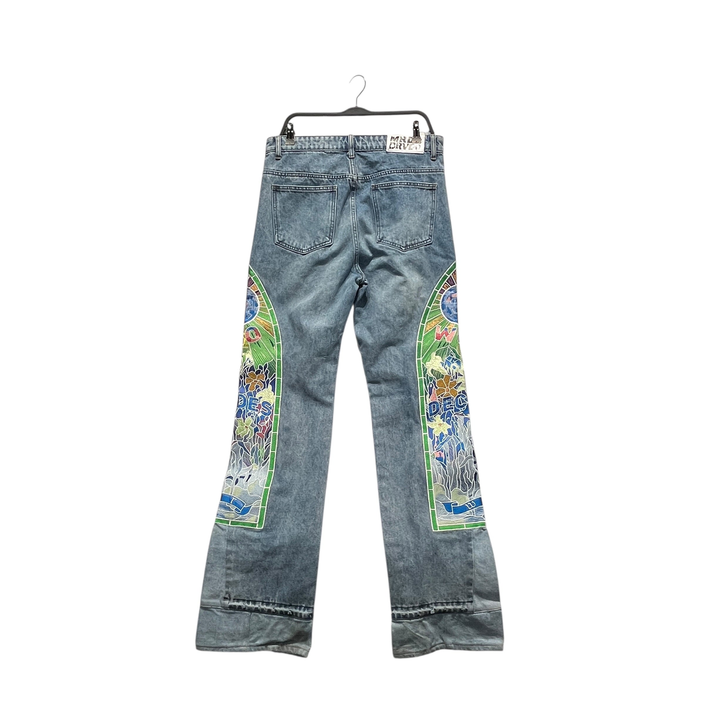 WHO DECIDES WAR/Pants/32/Denim/BLU/Graphic/COWBOY EMBROIDERY JEANS view 2