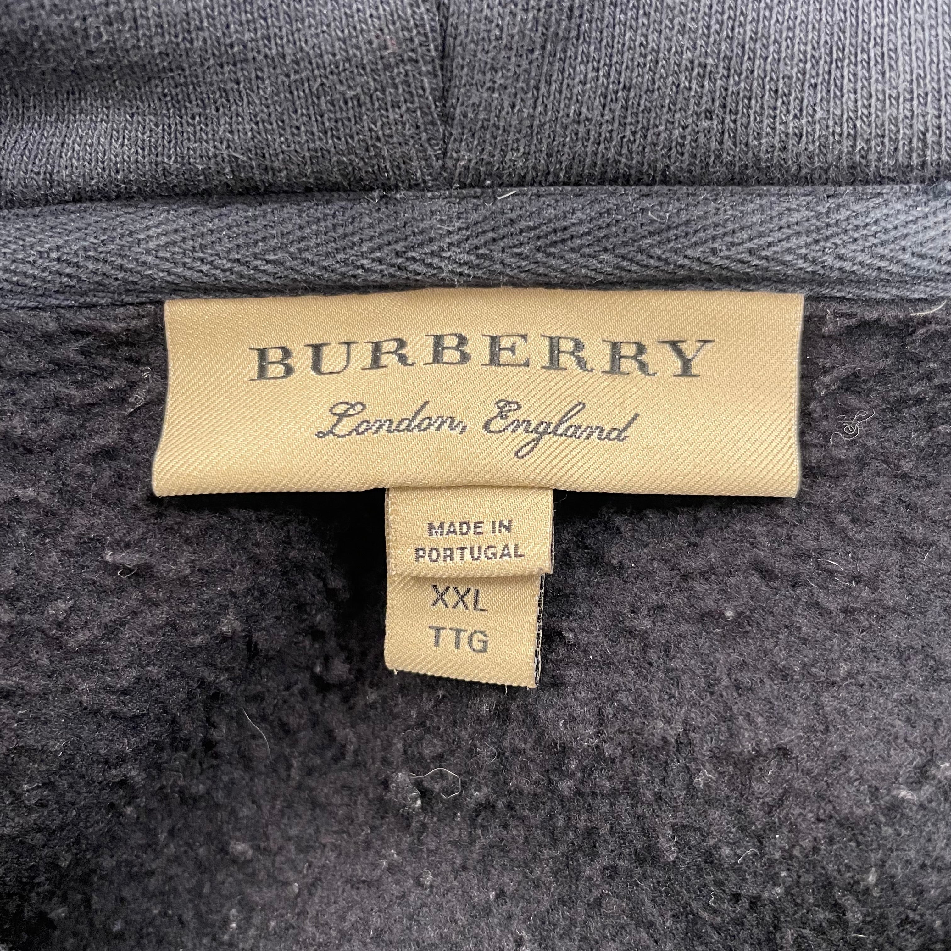 BURBERRY LONDON/Hoodie/XXXL/Cotton/NVY/REDSTITCH view 3