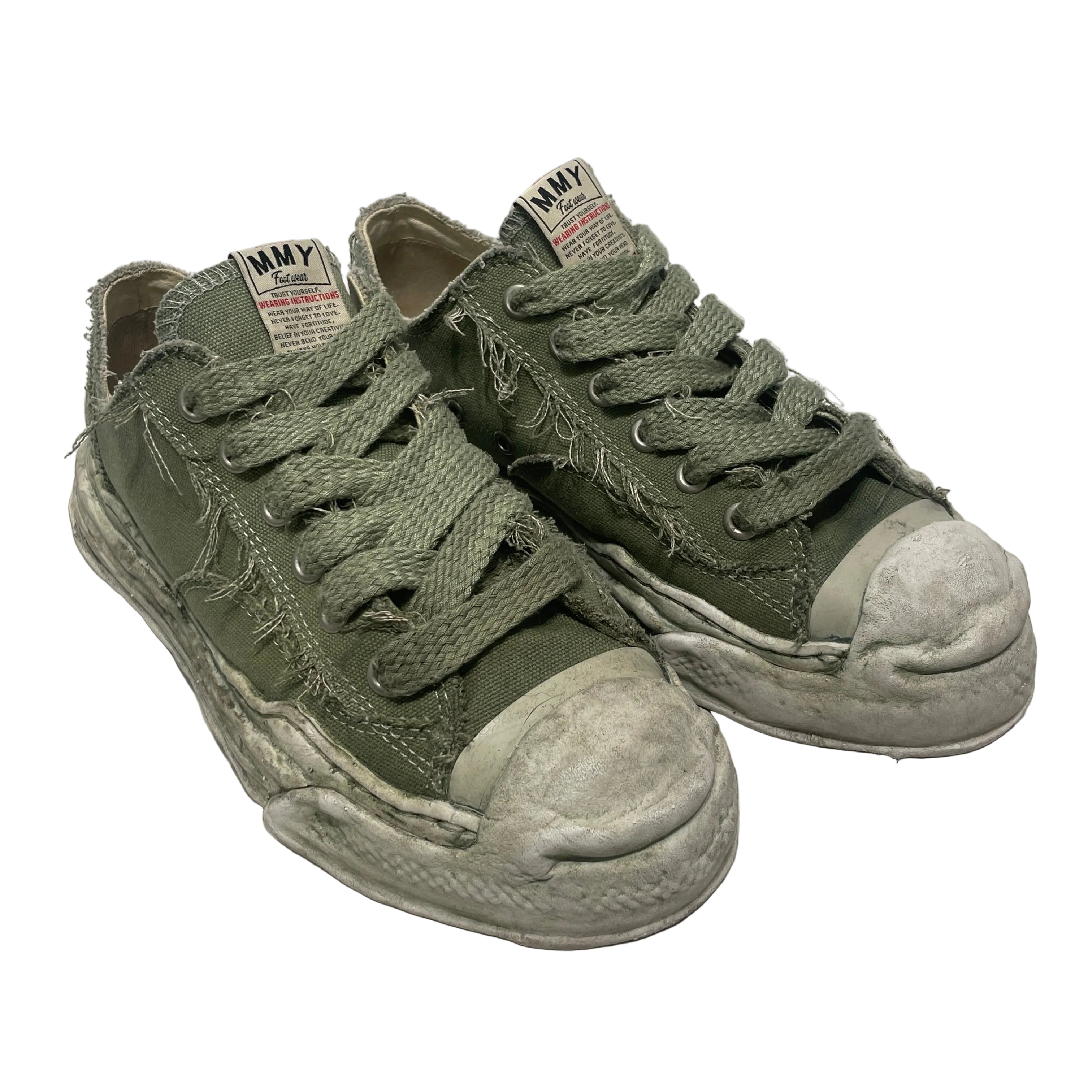 MIHARA YASUHIRO/Low-Sneakers/EU 43/Acrylic/GRN/ view 1