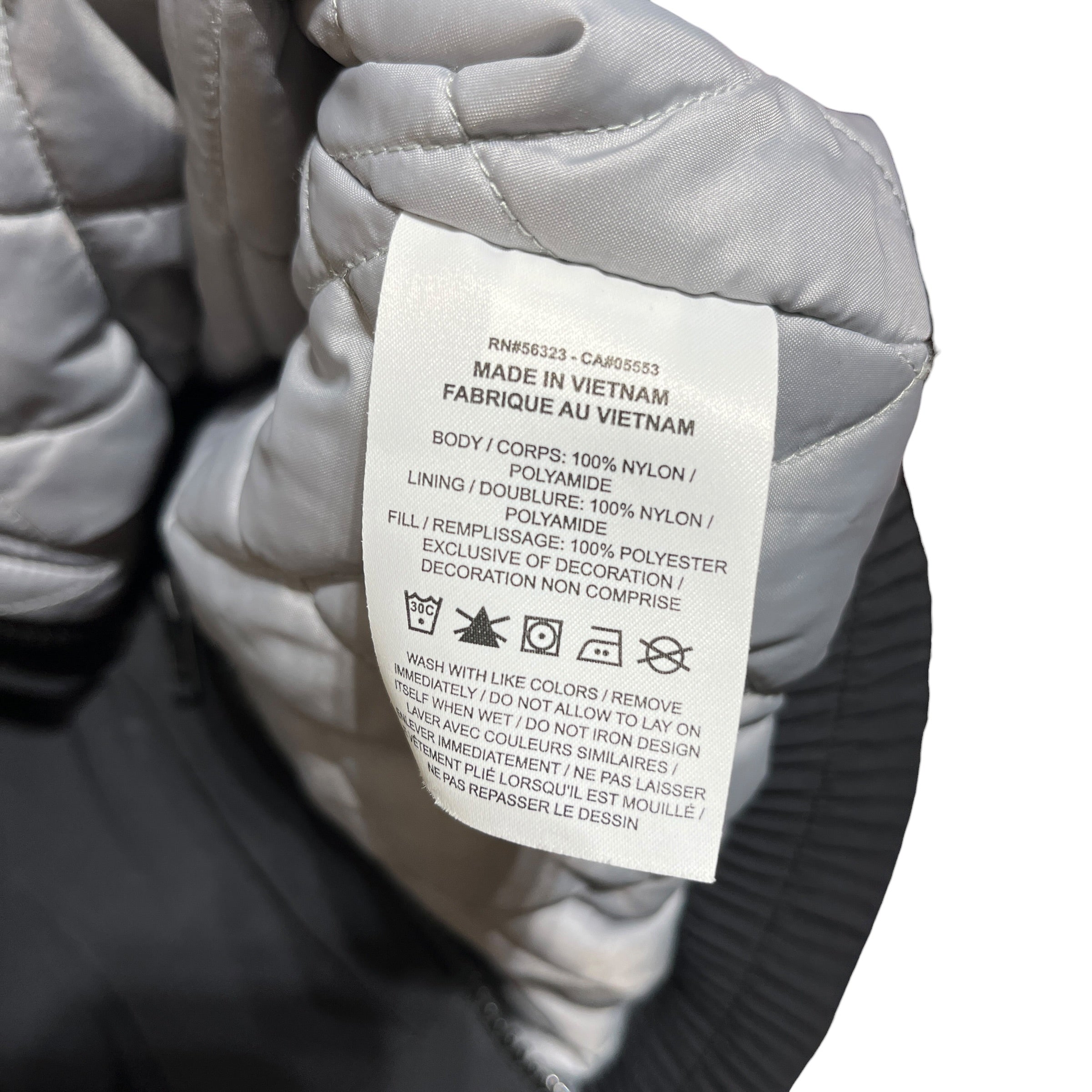Supreme/NIKE/Puffer Jkt/M/Nylon/BLK/hooded sport jacket view 3