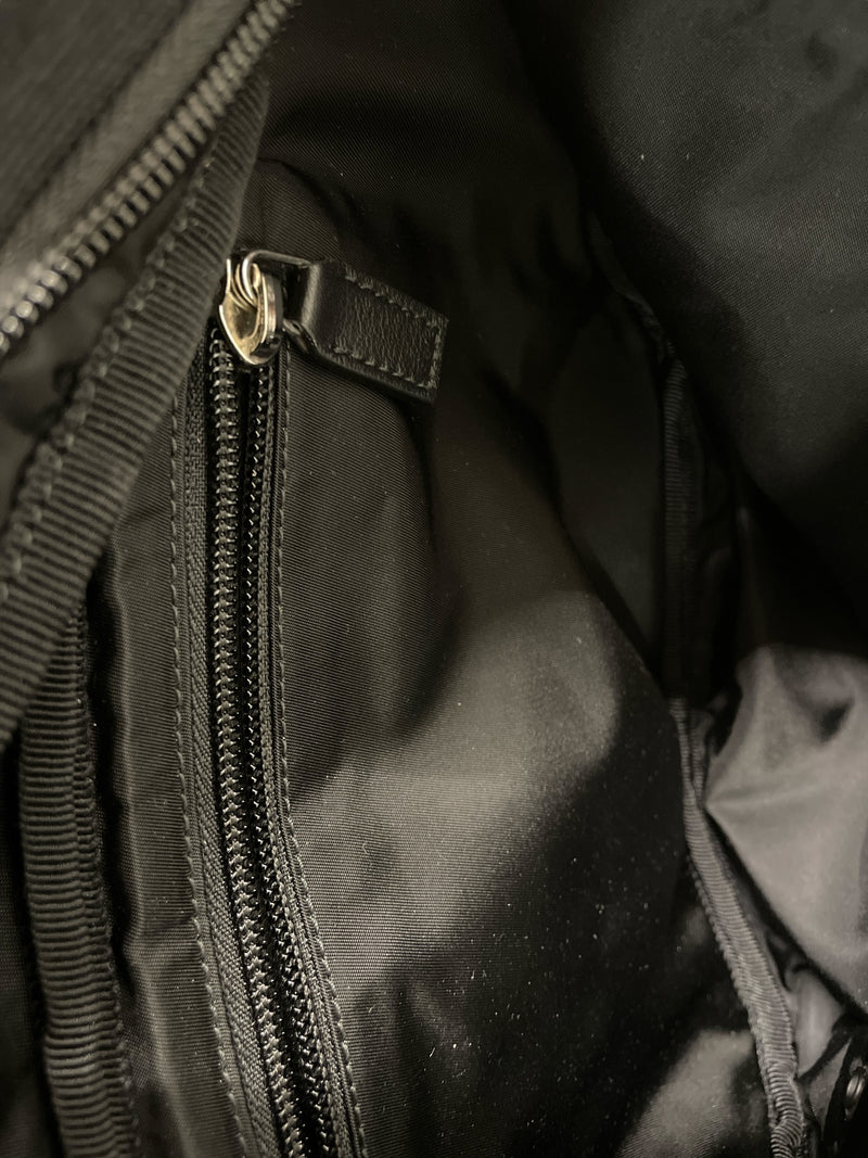 GUCCI/Fanny Pack/Nylon/BLK/LOGO BELT BAG