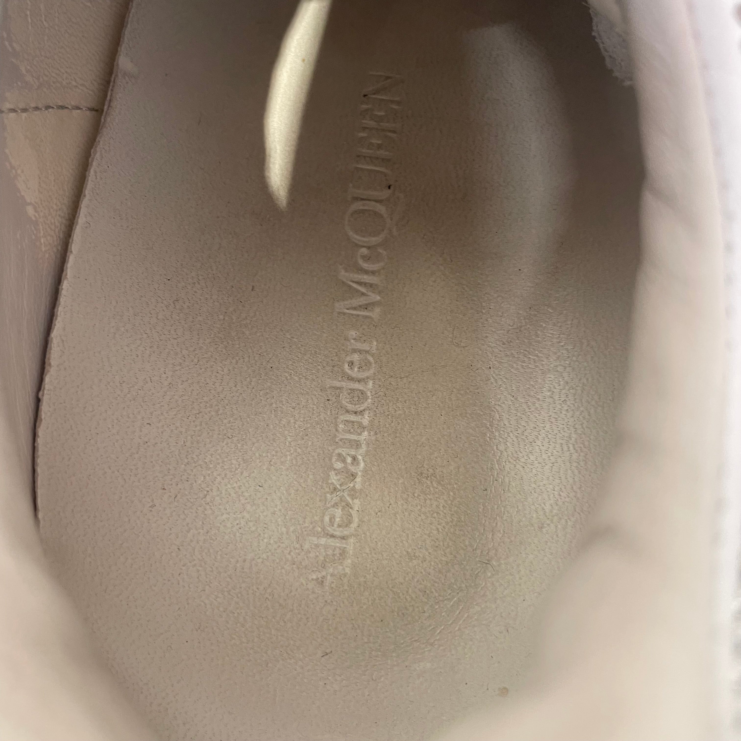 Alexander McQueen/Low-Sneakers/EU 44/Cotton/WHT/ view 4