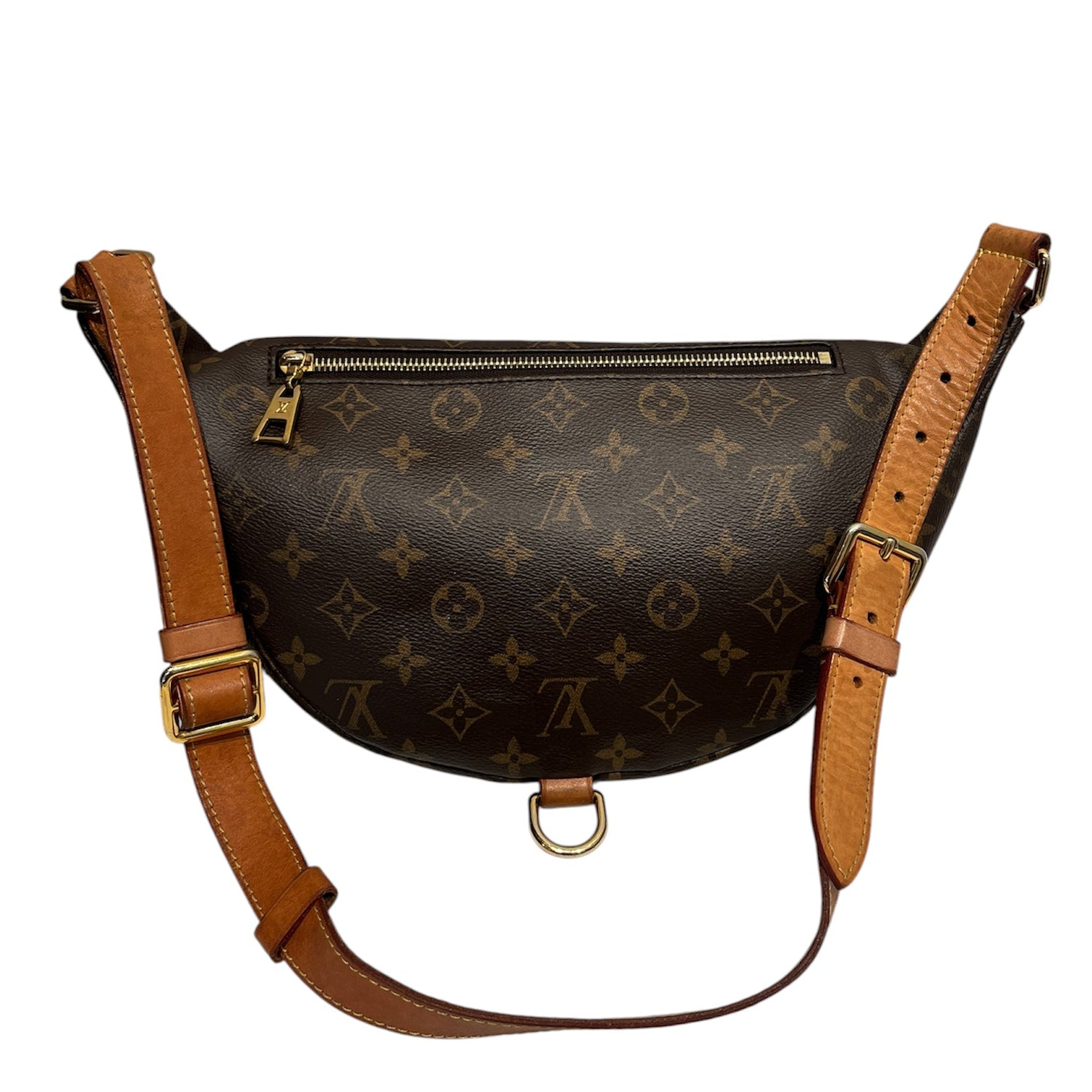 LOUIS VUITTON/Bag/Monogram/Leather/BRW/MONOGRAM BUMBAG view 2