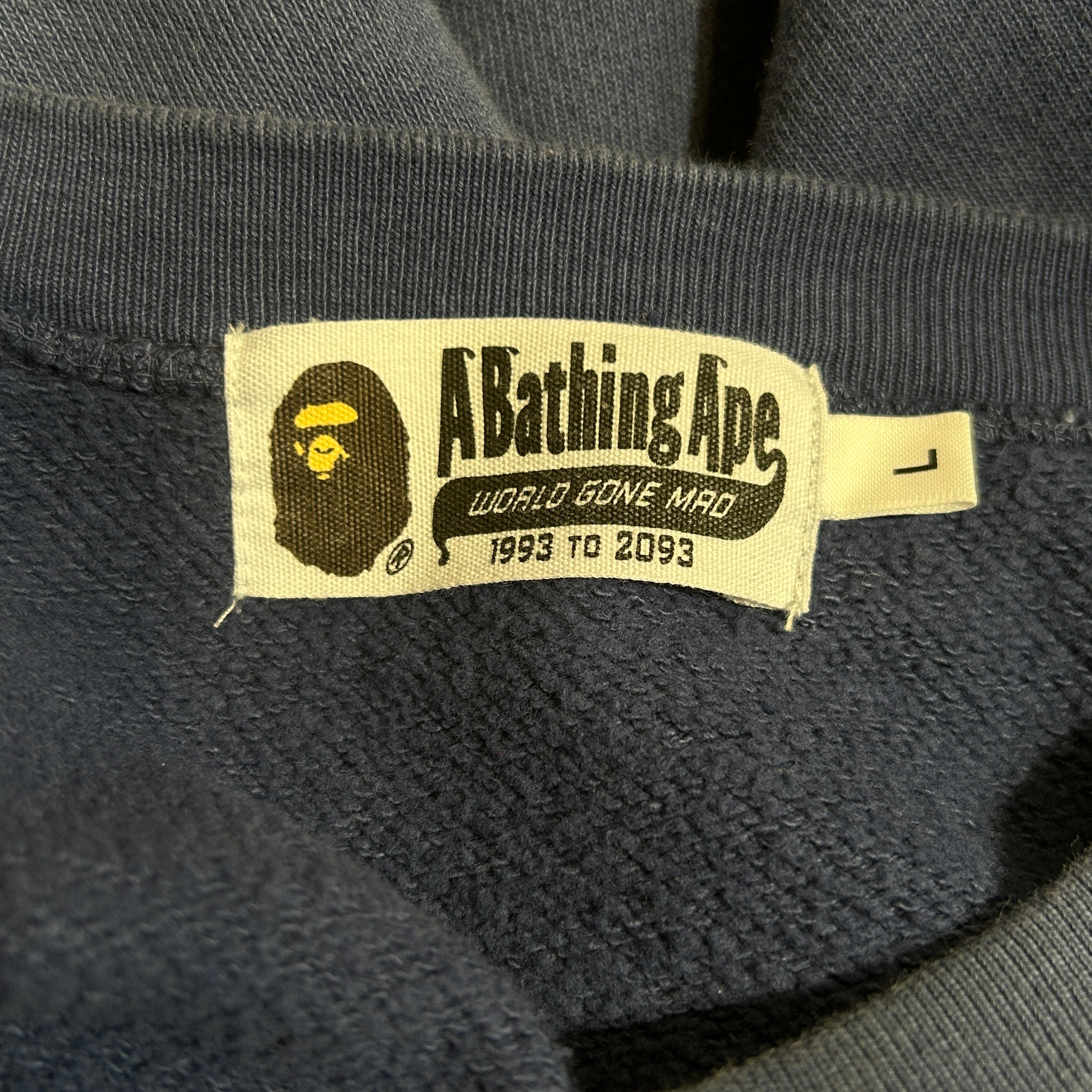 A BATHING APE/Sweatshirt/L/Cotton/IDG/1993 view 3