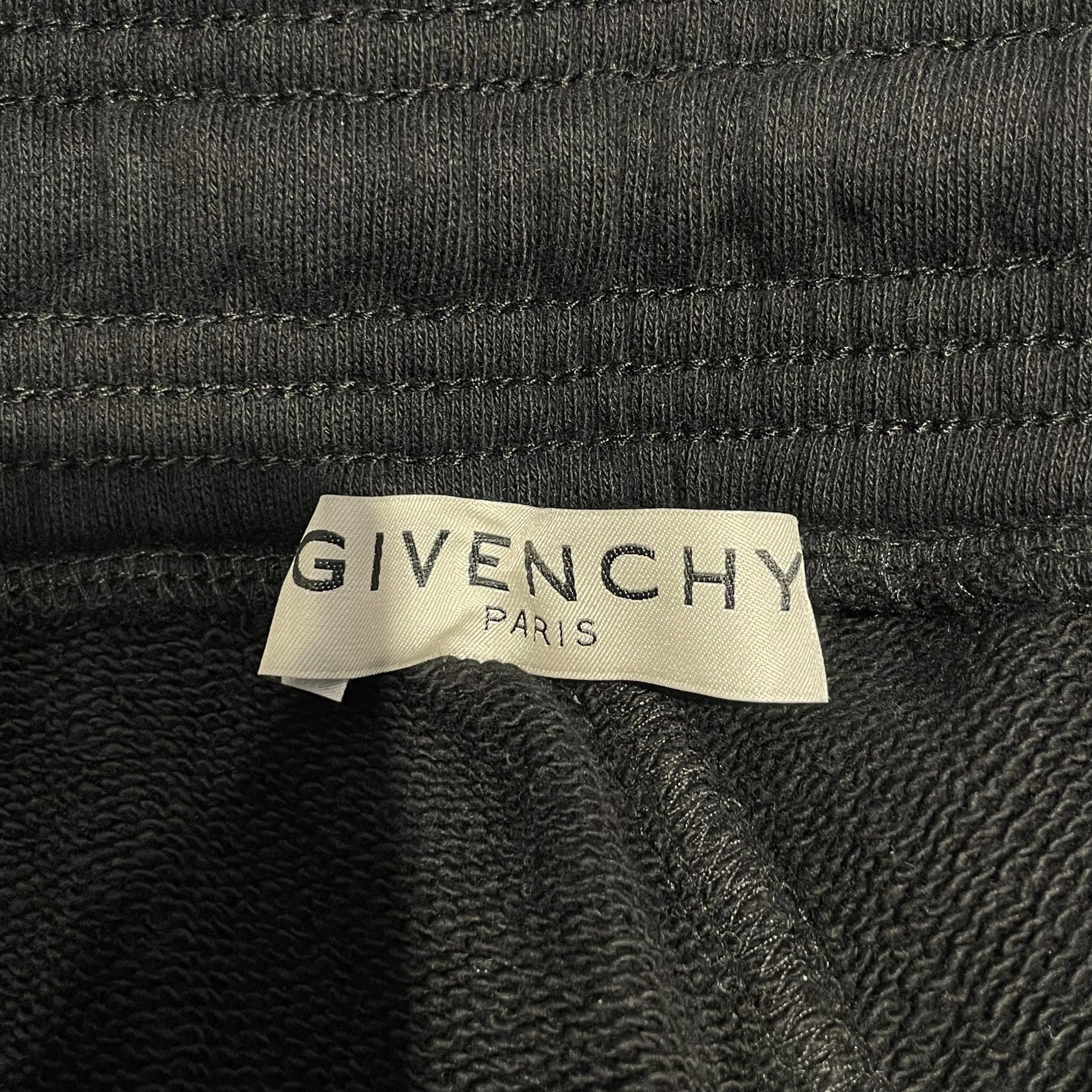 GIVENCHY/Shorts/L/Cotton/BLK/OVERSZIED SILVER LOGO SHORTS view 3