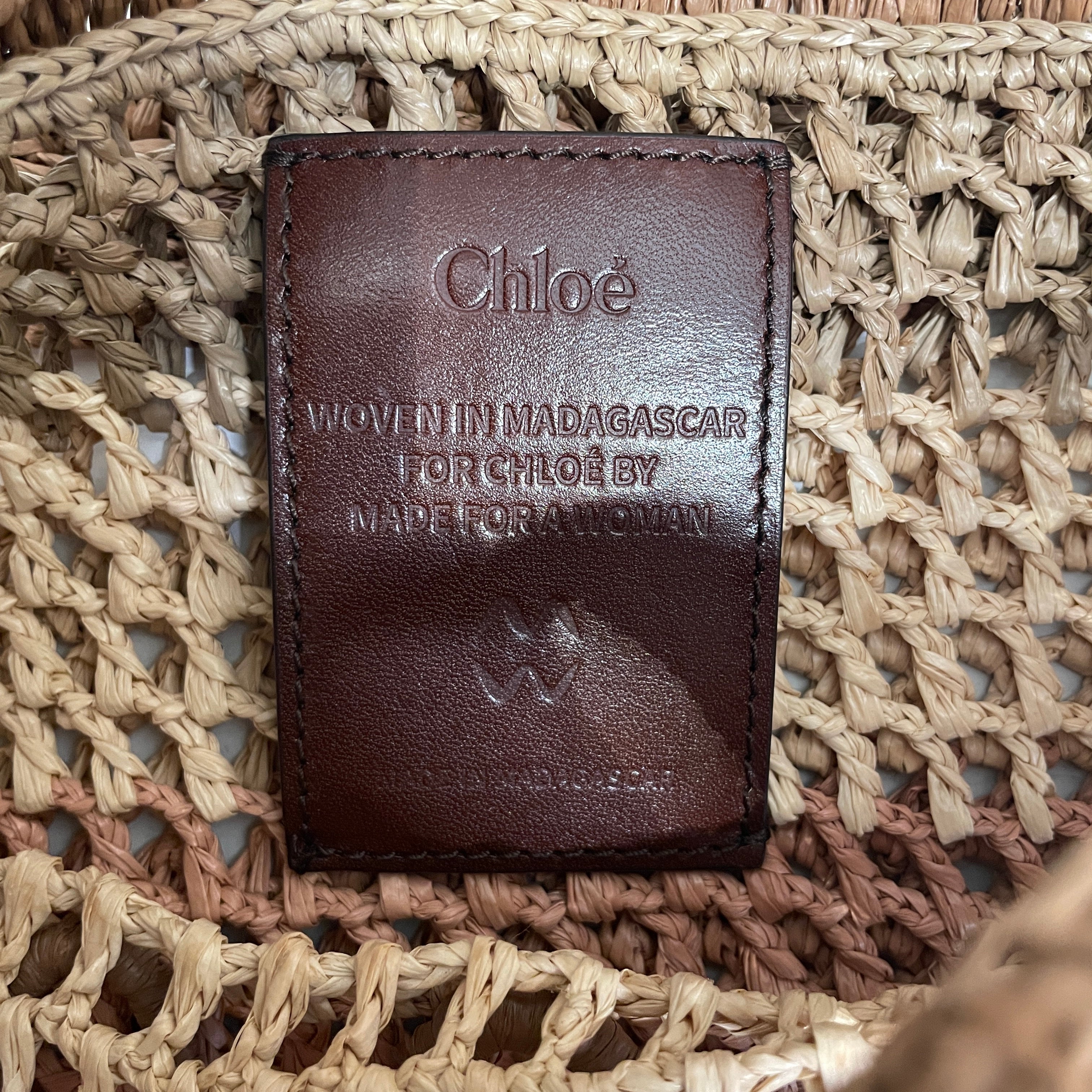 Chloe/Hand Bag/Stripe/BEG/SUMMER BANANA TOTE view 4