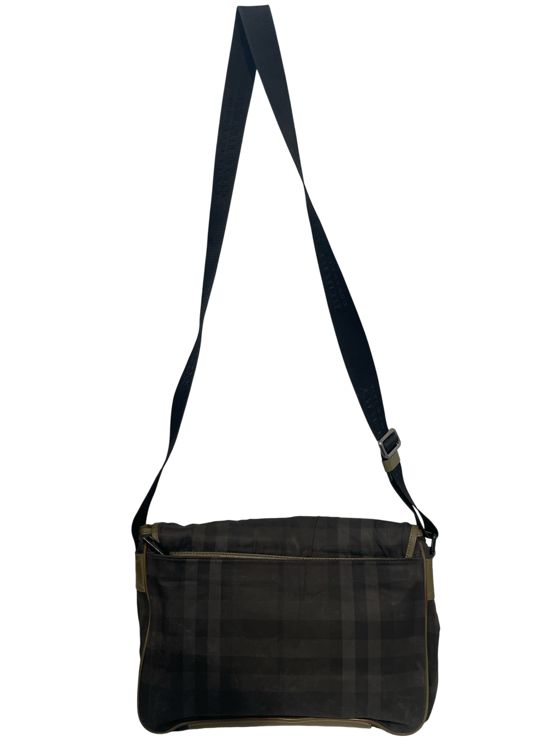 BURBERRY/Bag/Plaid/Cotton/GRN/BURBERRY PLAID BAG GRN view 2