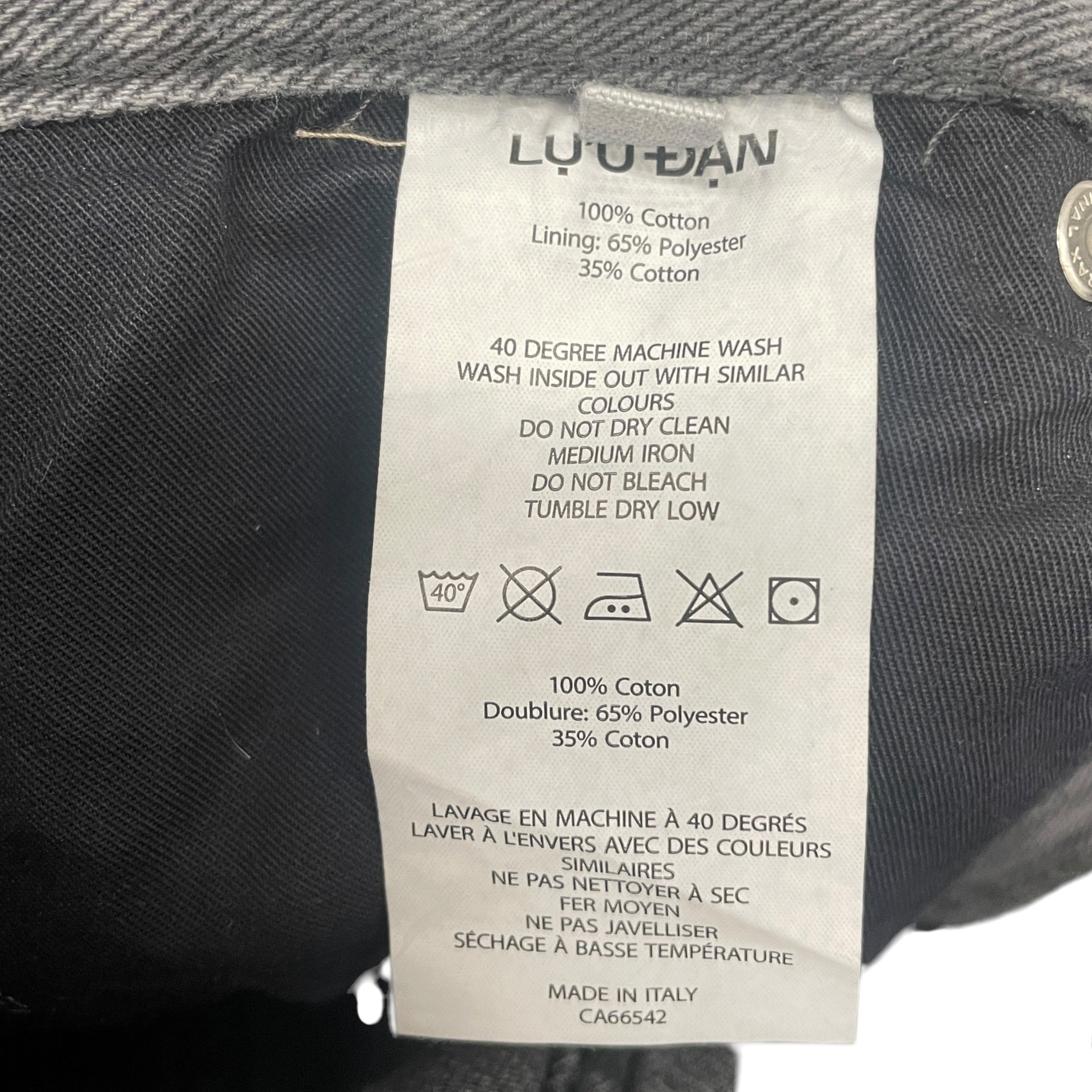 LU'U-DAN/Pants/28/Cotton/GRY/ view 4