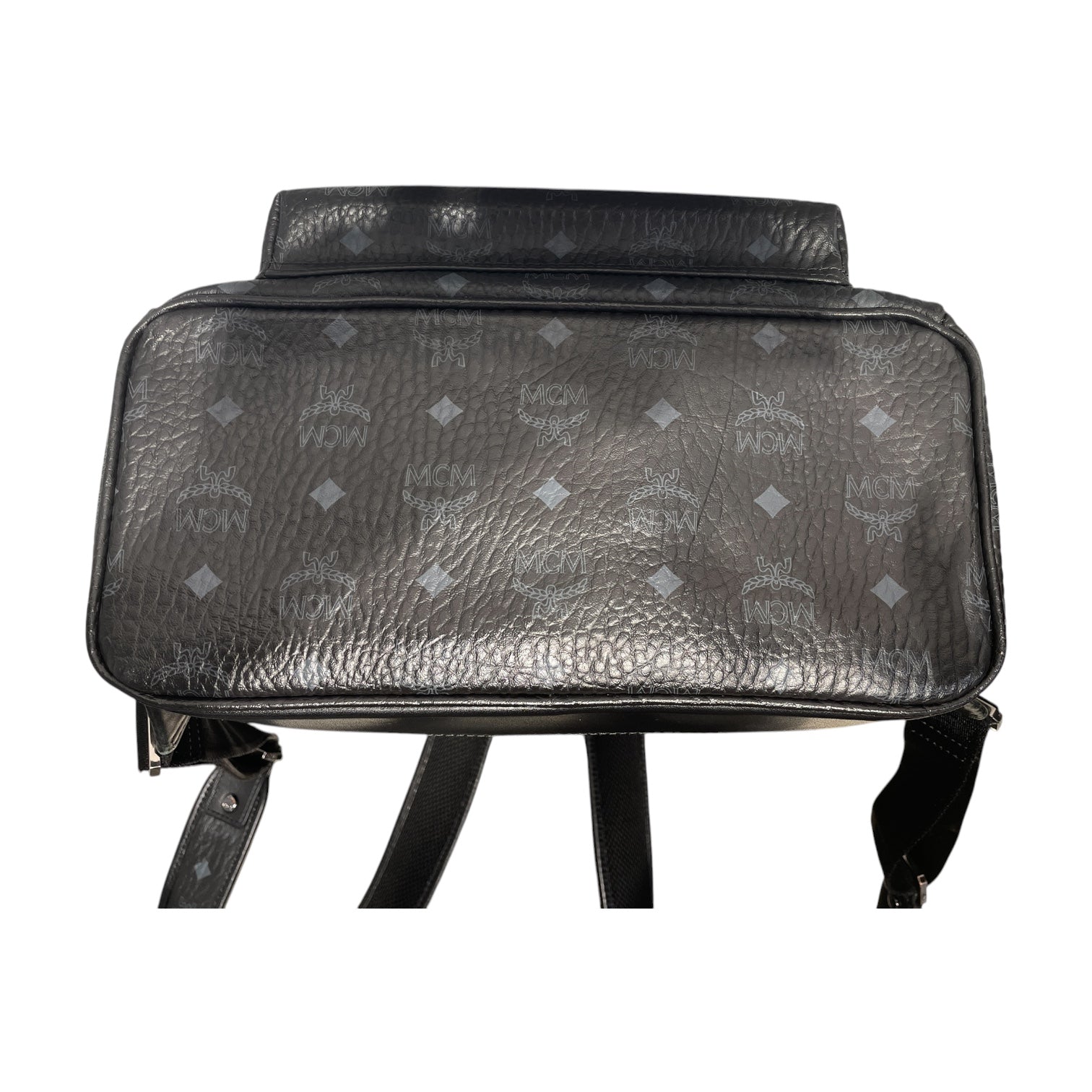 MCM/Backpack/Monogram/BLK/9544G Studded view 3