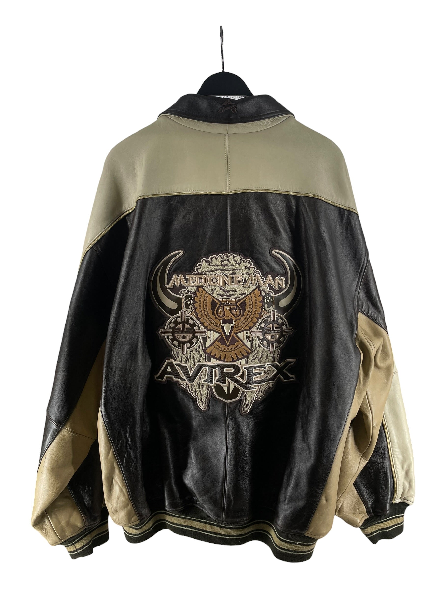AVIREX/Leather Jkt/XXXXL/Leather/BRW/21K006EW view 2