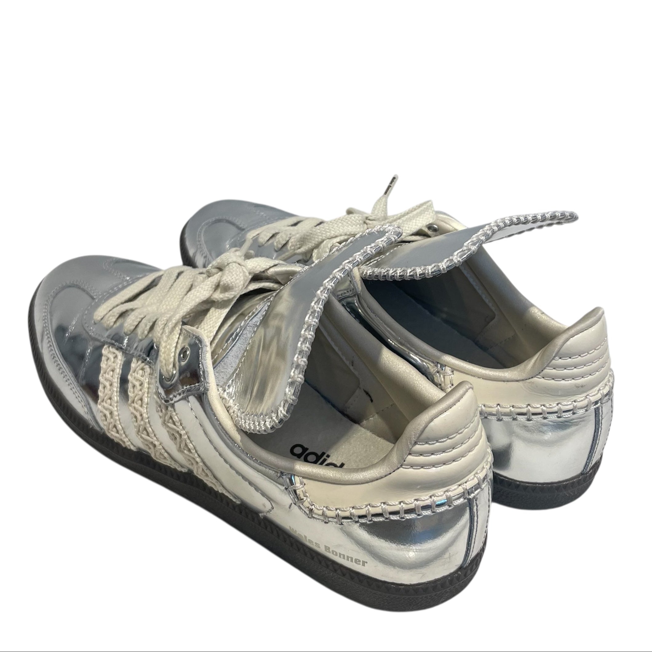 WALES BONNER/adidas/Low-Sneakers/US 10/Leather/MLT/chrome view 2