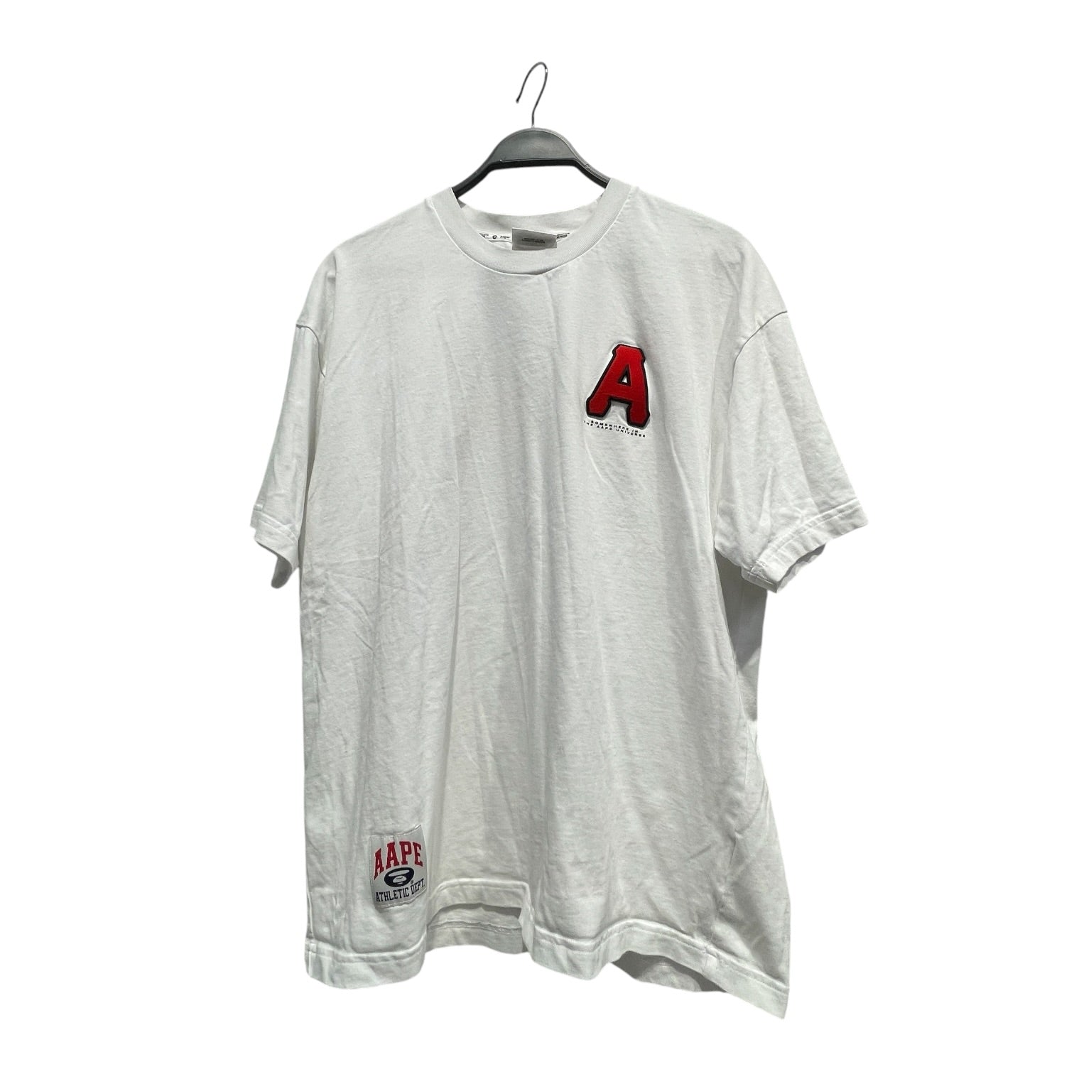 AAPE BY A BATHING APE/T-Shirt/XL/Cotton/WHT/White Aapeunus Shirt 