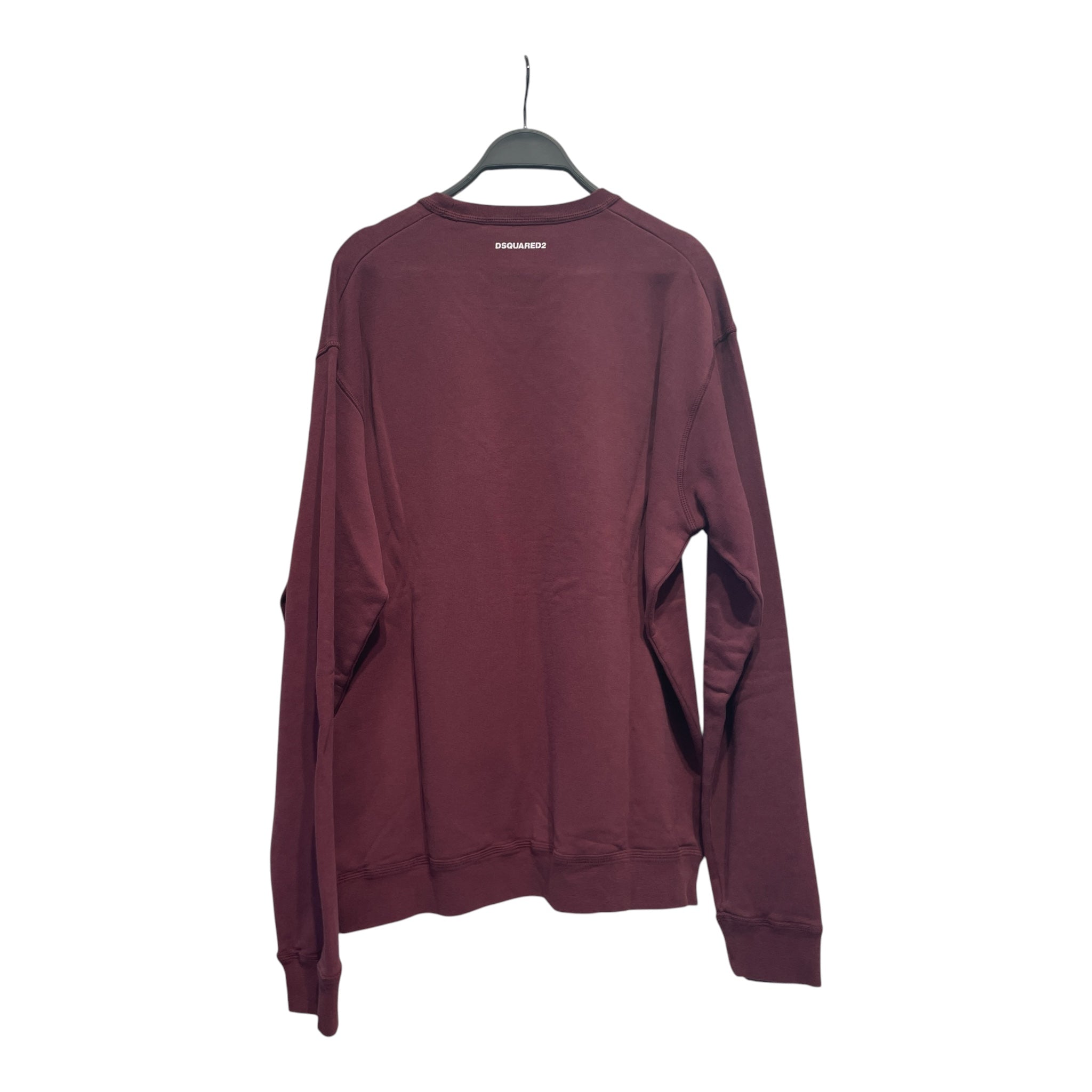 DSQUARED2/Sweatshirt/XL/Cotton/BRD/ICON/whitelogo/crew view 2