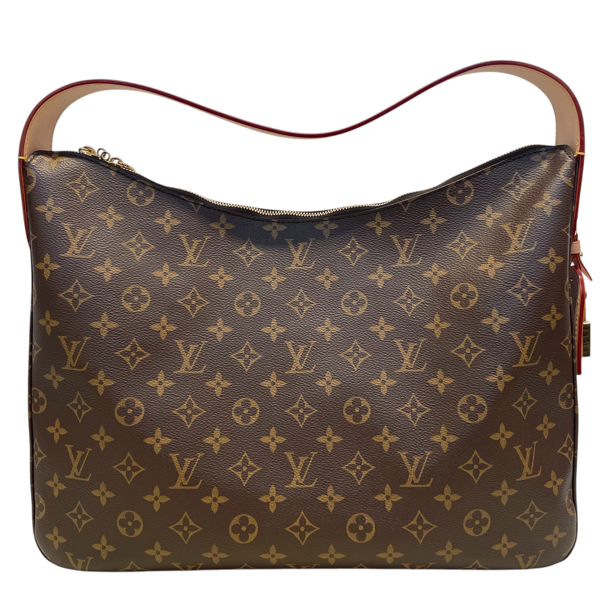LOUIS VUITTON/Bag/Leather/BRW/Slouchy MM monogram view 1