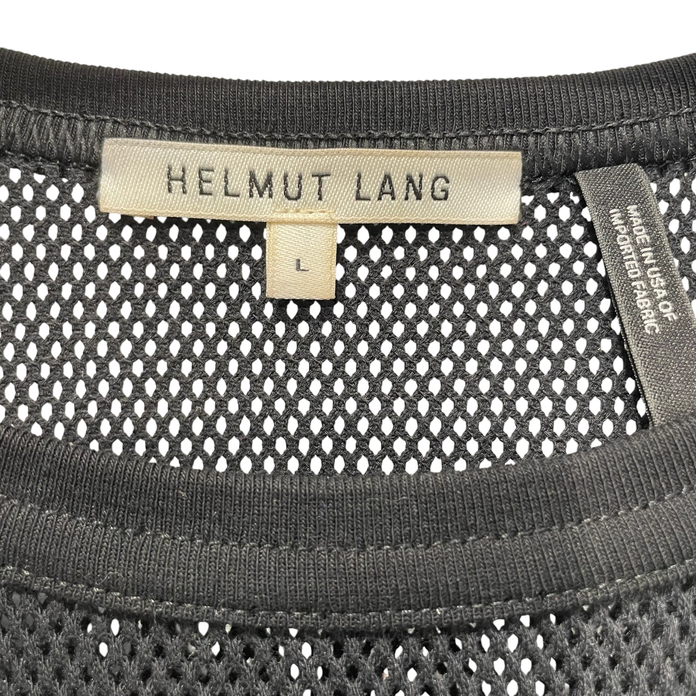 Helmut Lang/T-Shirt/L/Cotton/BLK/MESH TANK view 4