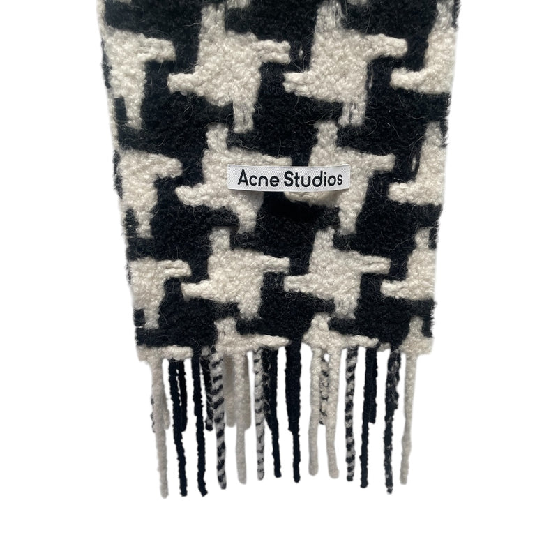 Acne Studios/Scarve/Hombre Check/Cotton/WHT/