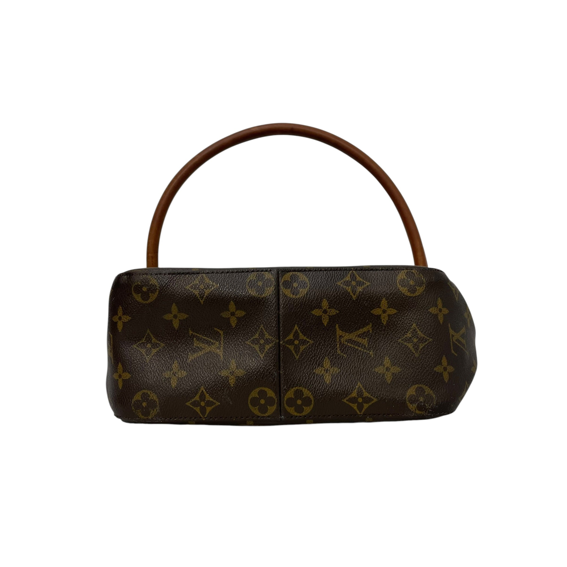 LOUIS VUITTON/Hand Bag/Monogram/Leather/BRW/monogram looping gm view 3
