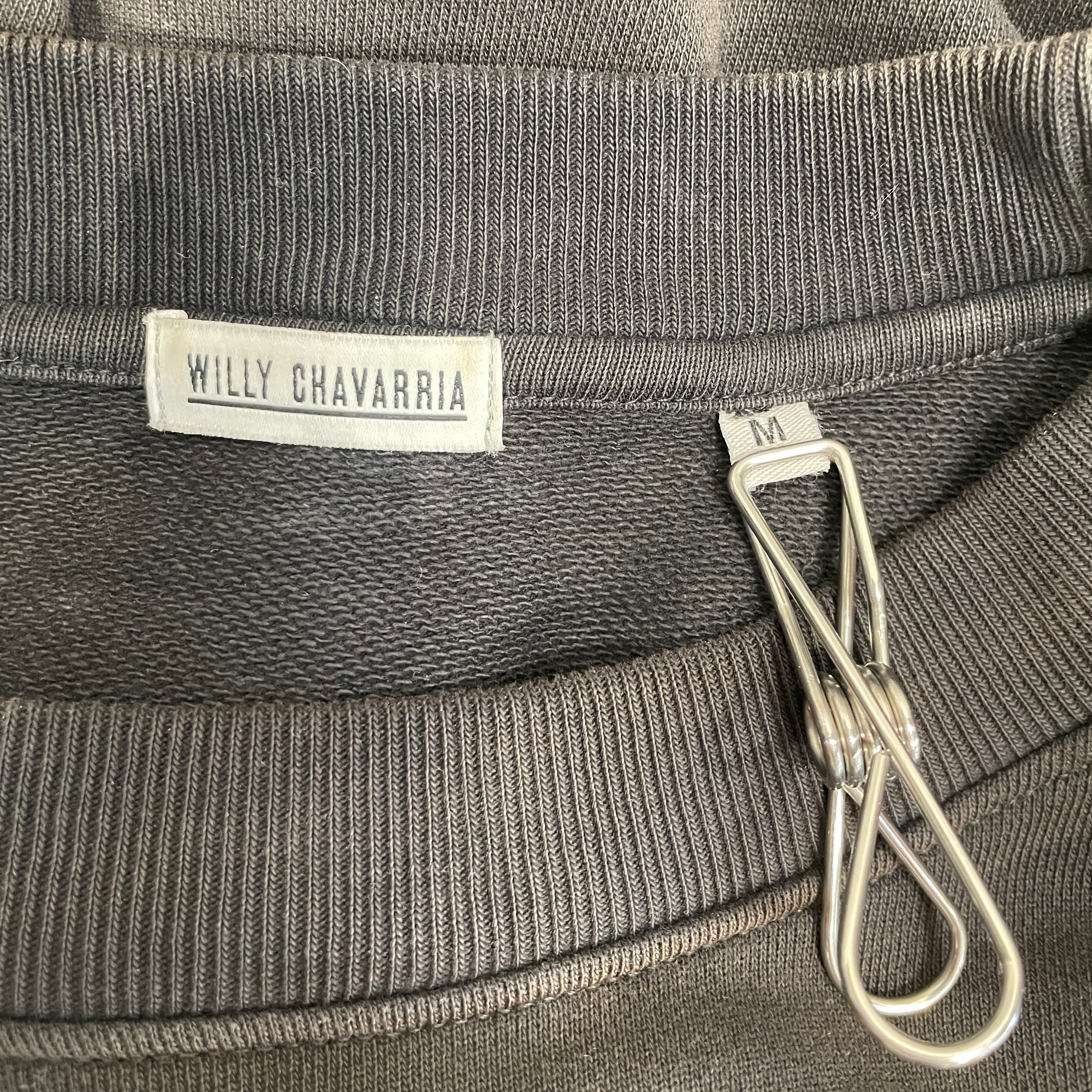WILLY CHAVARRIA/Sweater/M/Cotton/GRY/BASIC OVERSIZED CREW view 3