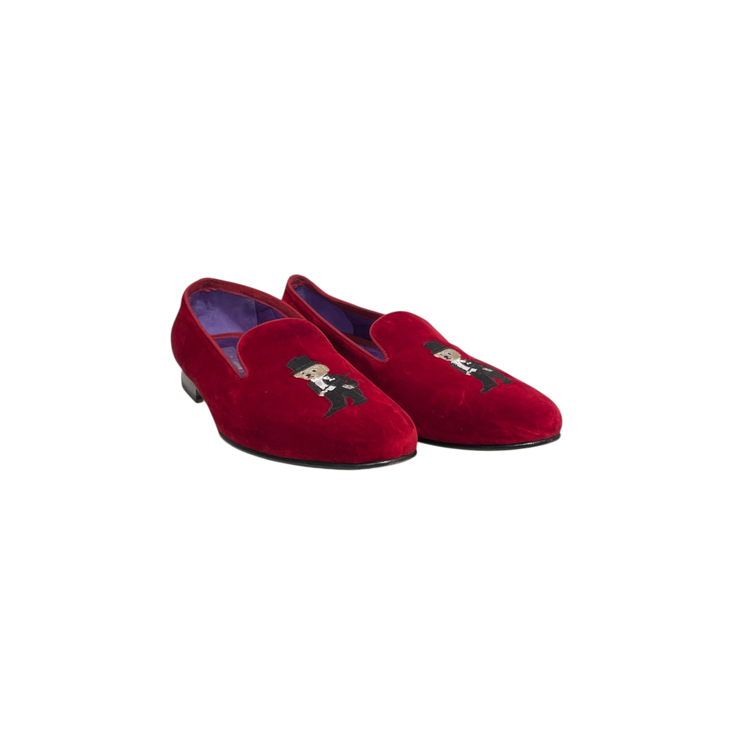 RALPH LAUREN PURPLE LABEL/Loafers/US 11/Iridescent/RED/BEAR view 1