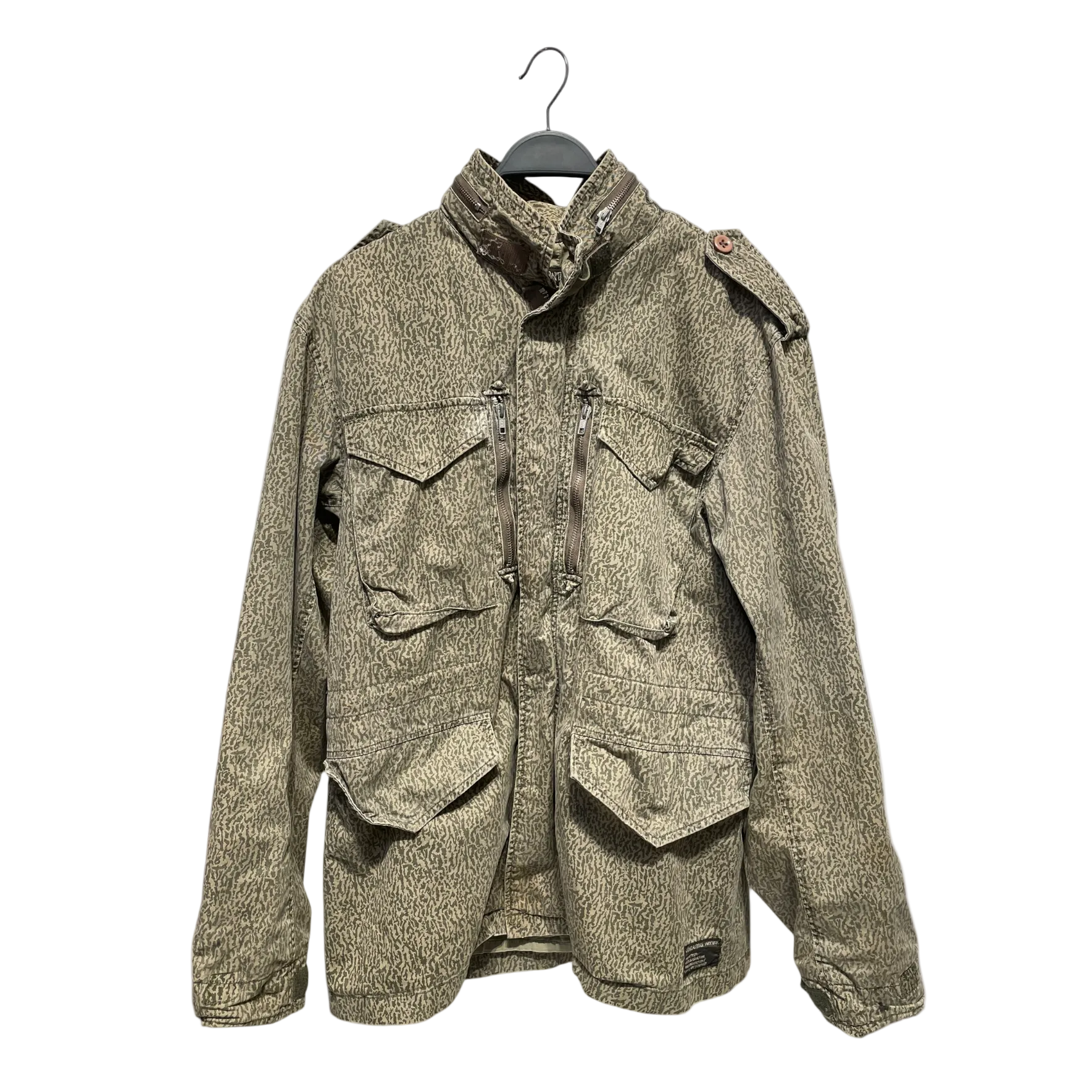 STUSSY/Jacket/L/Cotton/GRN/Camouflage/ view 1