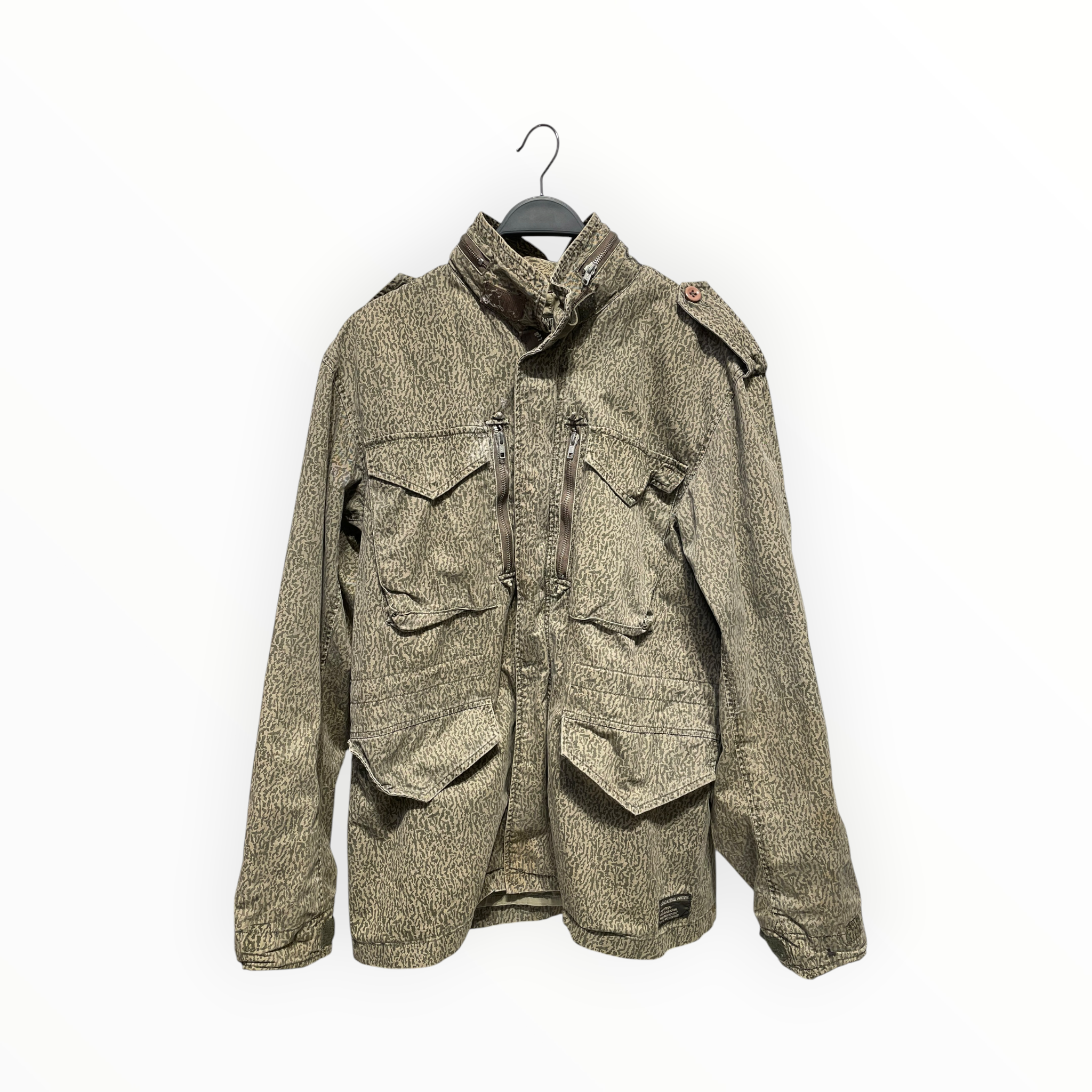 STUSSY/Jacket/L/Cotton/GRN/Camouflage/ view 1