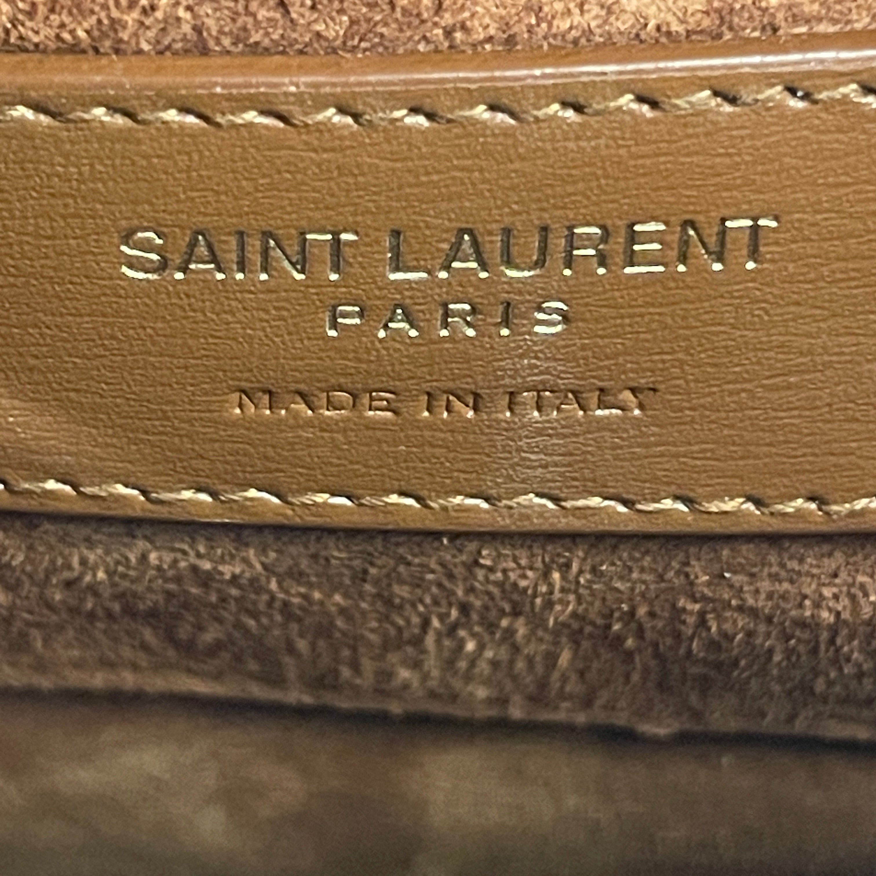 SAINT LAURENT/Cross Body Bag/Leather/CRM/Cassandra Natural view 6
