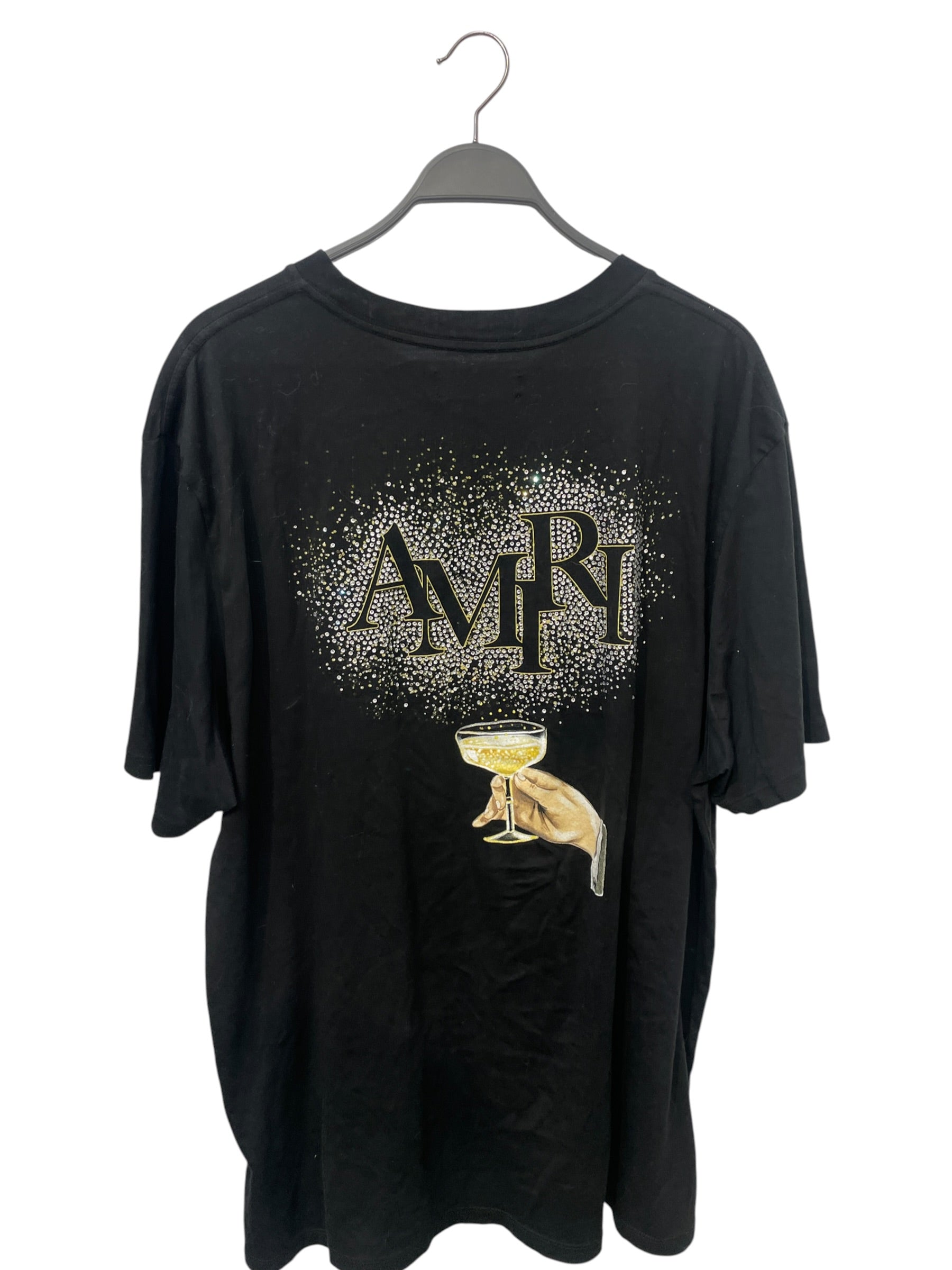 AMIRI/T-Shirt/XXL/Cotton/BLK/Graphic/Crystal Champagne view 2