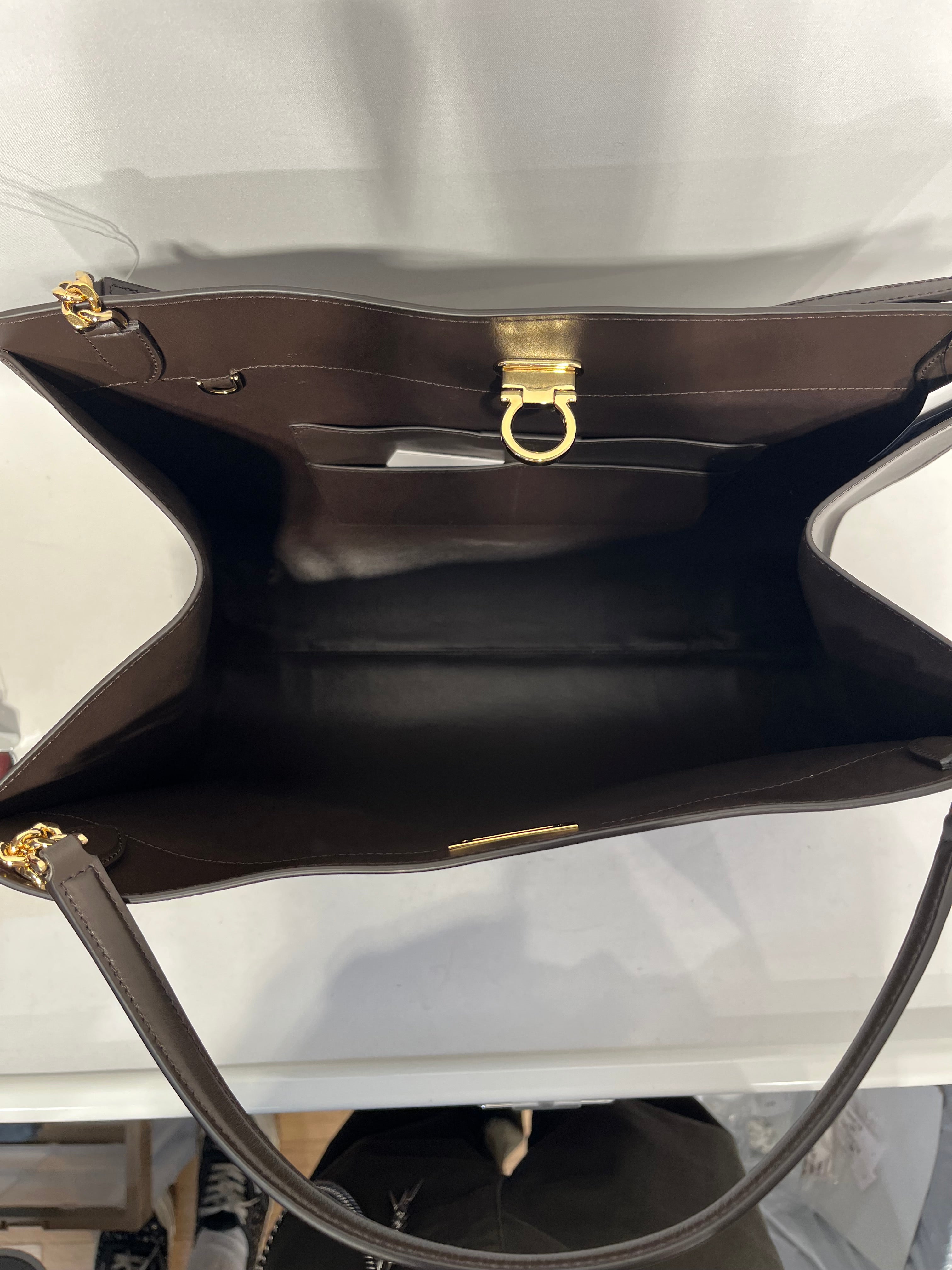 Salvatore Ferragamo/Bag/Leather/BRD/TAFOLIO GANCINI TOTE view 8