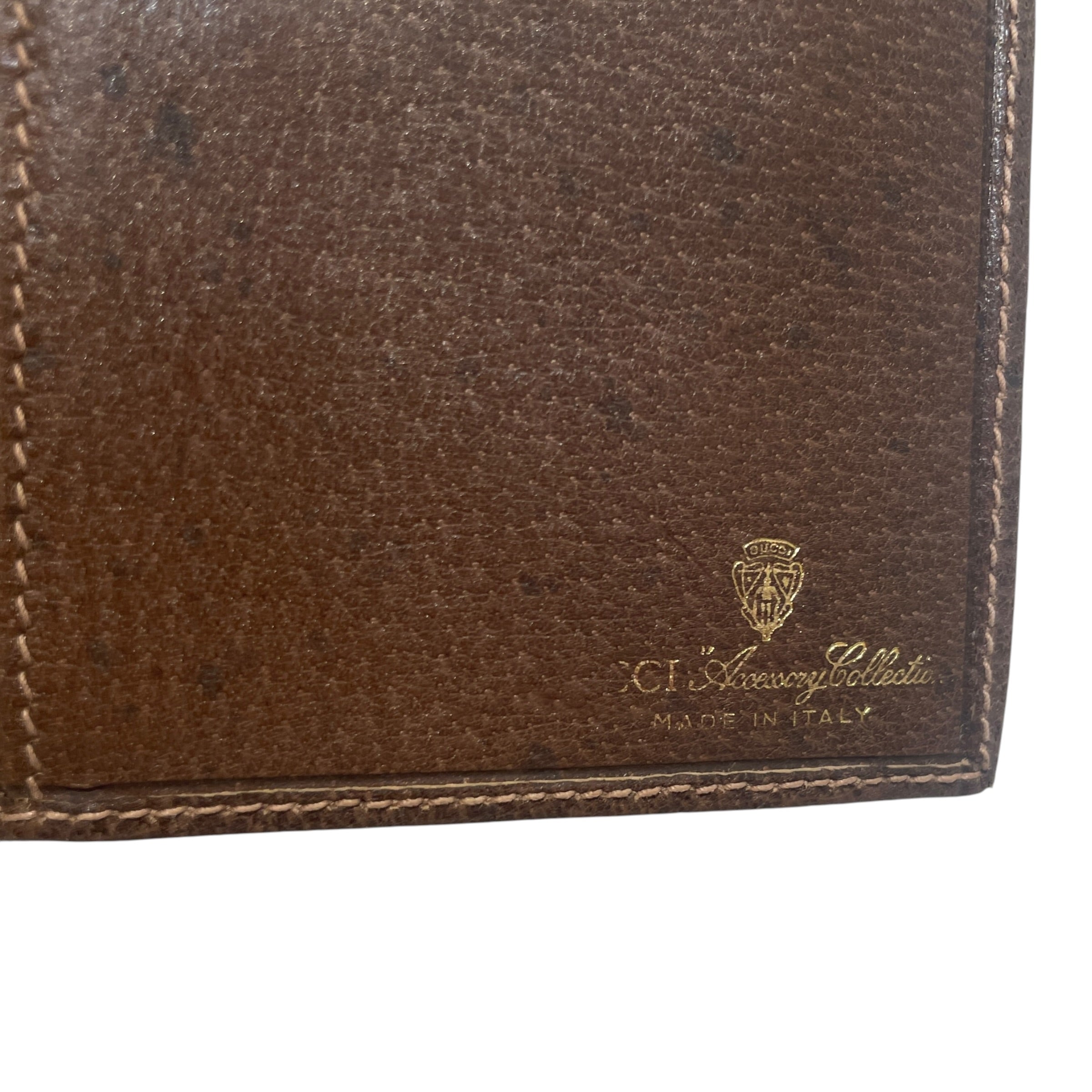 GUCCI/Wallet/Monogram/Leather/BRW/L's/Shelly GG wallet view 3