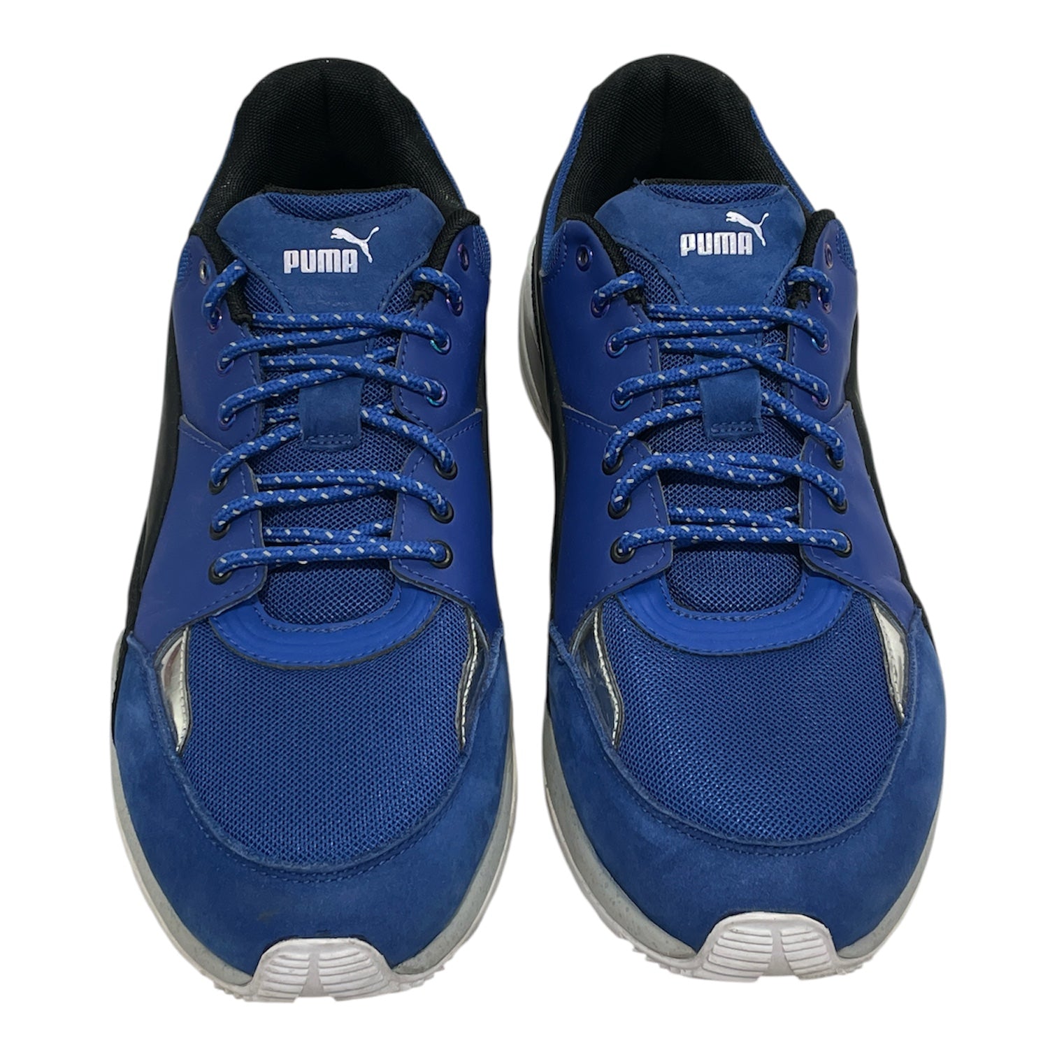 Alexander McQueen/Low-Sneakers/US 13/Cotton/BLU/ view 4