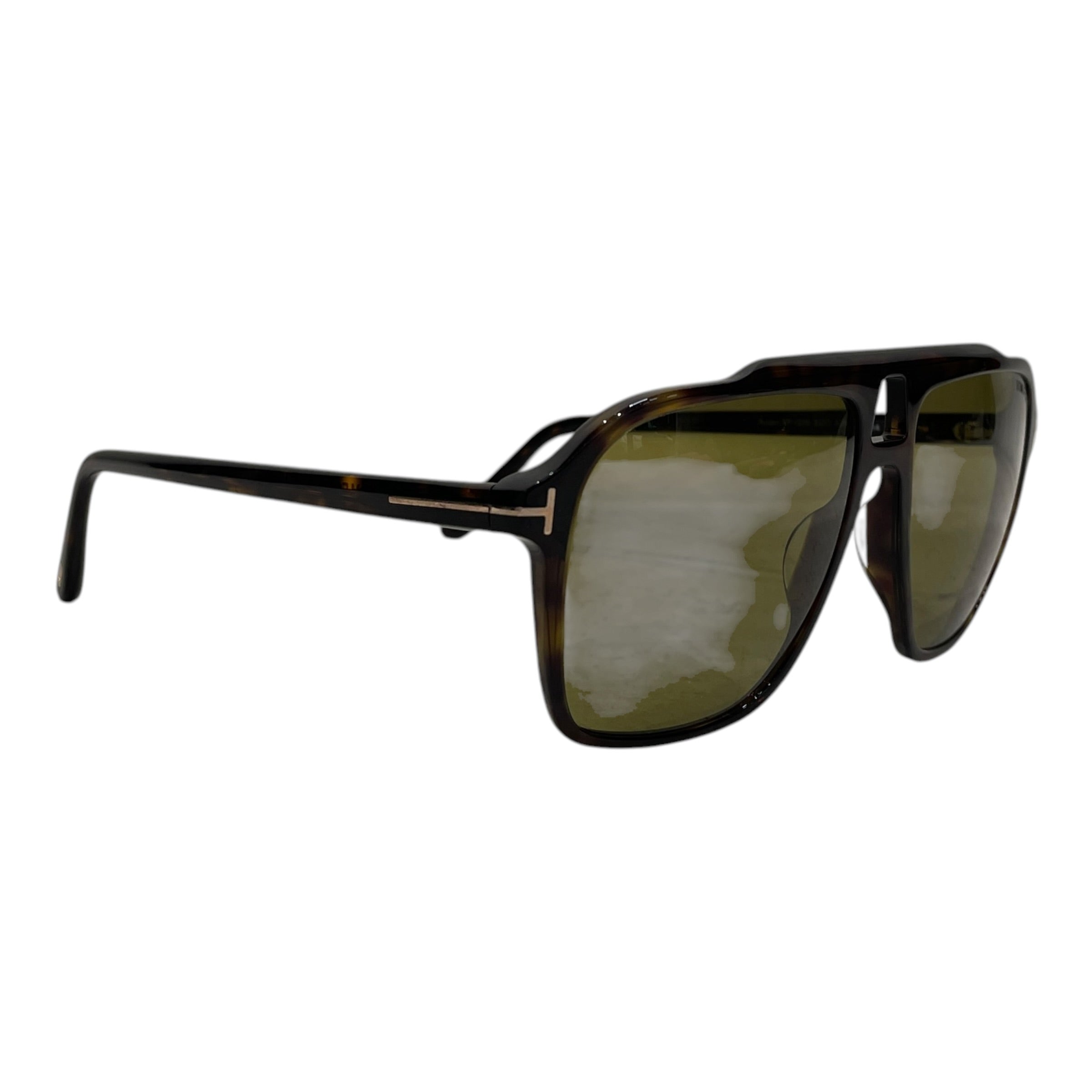 TOM FORD/Sunglasses/Plastic/BRW/Wellington/M's/TF GRN AVIATOR TORTOISESHELL view 2