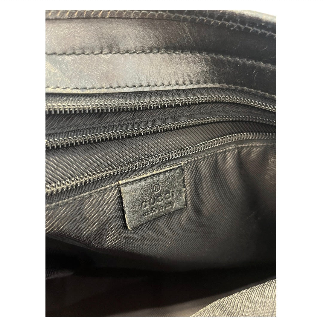 GUCCI/Clutch Bag/Monogram/Polyester/BLK/na view 5