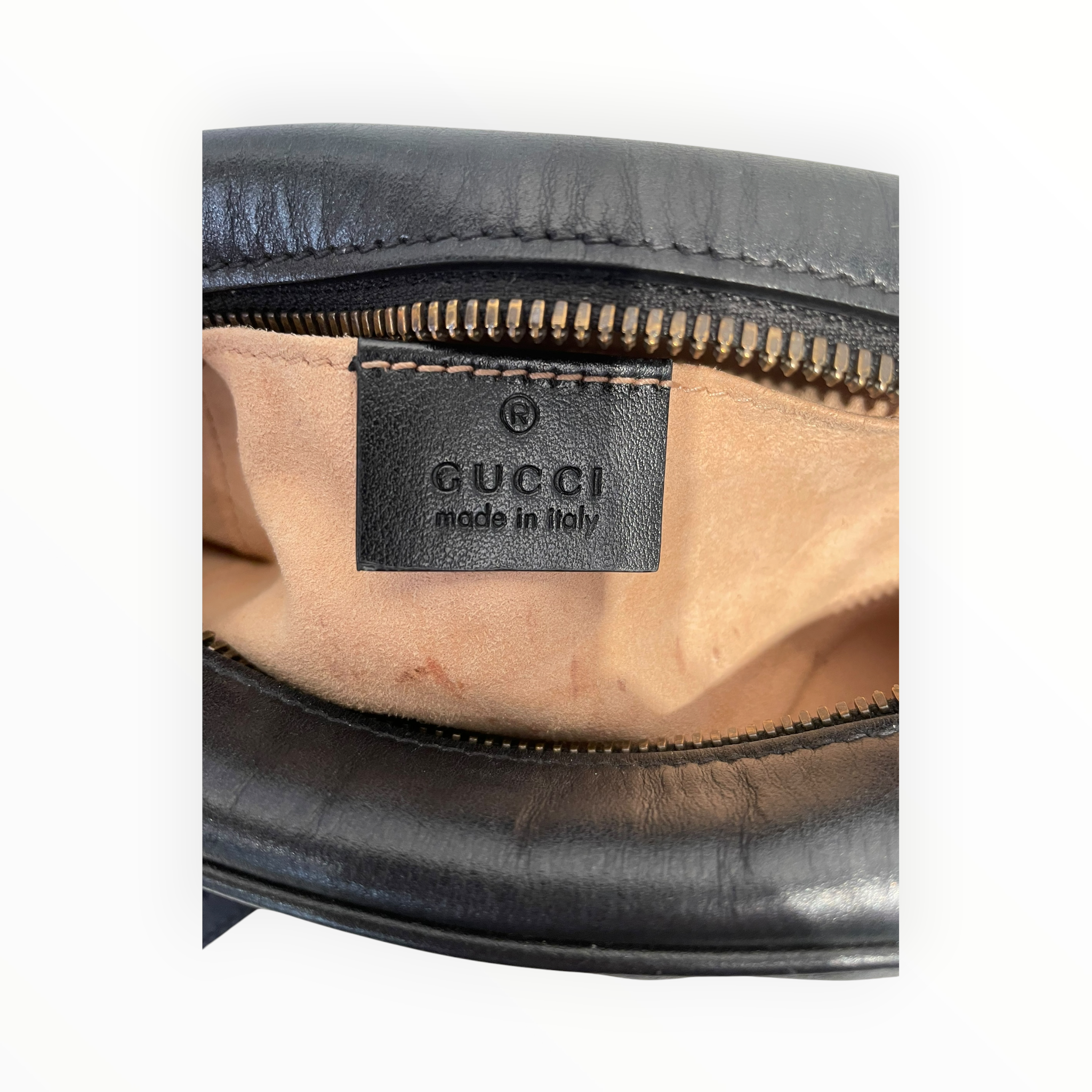 GUCCI/Hand Bag/Leather/BLK/Marmot Small view 6