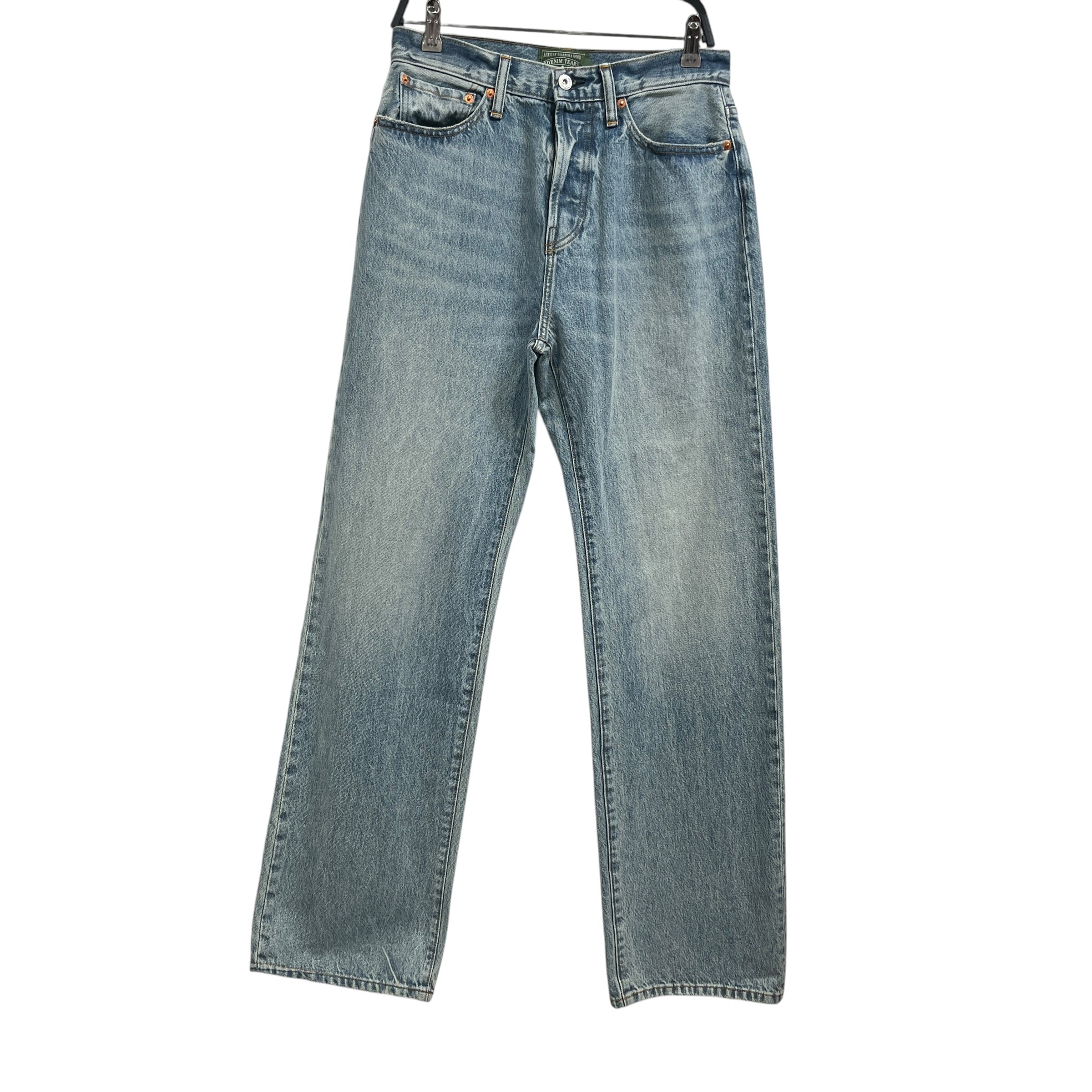 DENIM TEARS/Pants/30/Denim/BLU/lightwash wide straight view 1